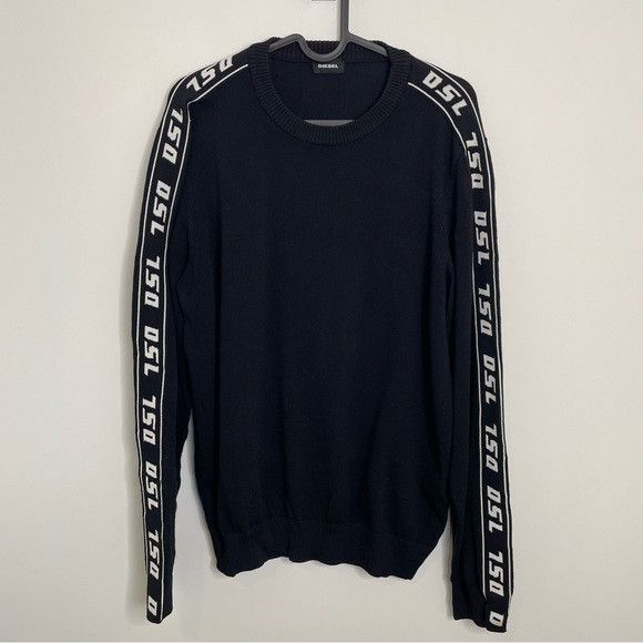 Diesel Diesel K Tracky A Crewneck Sweater Black M Size US M / EU 48-50 / 2 - 1 Thumbnail