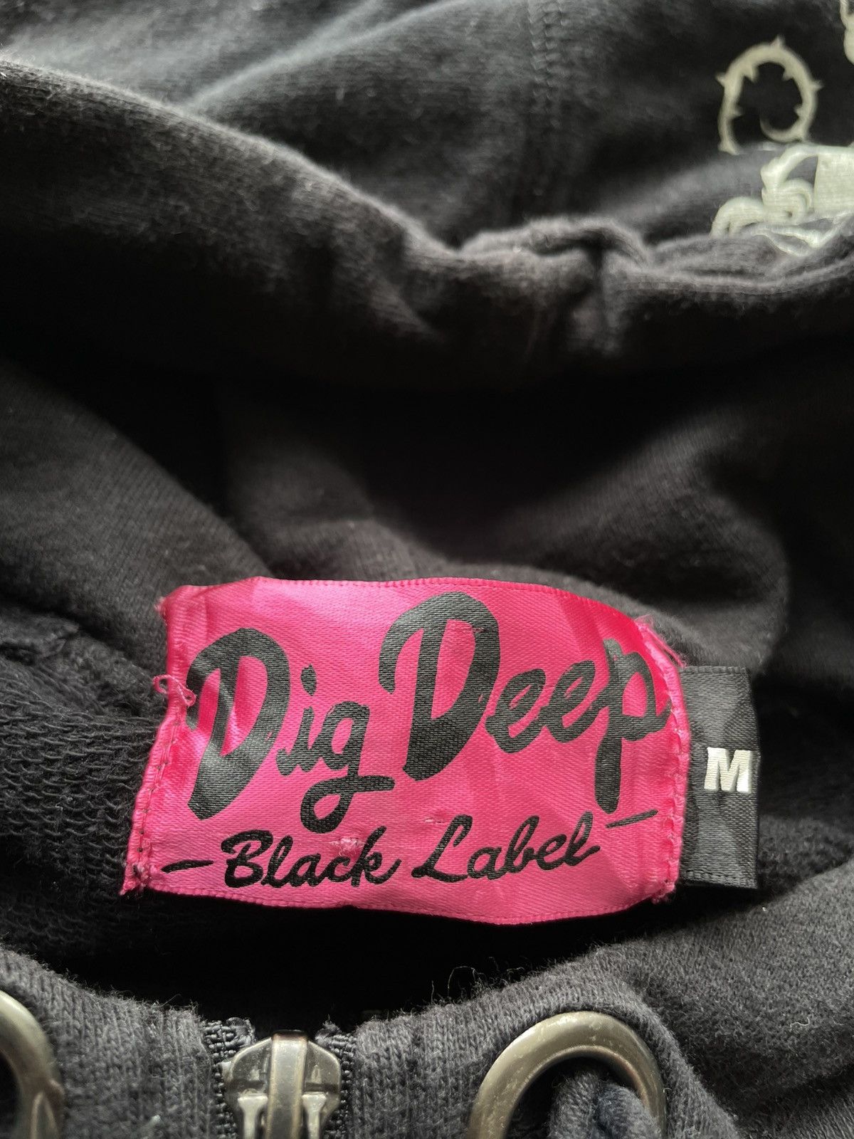 Dig Deep Y2K Dig Deep Punk Studed Skulls Hoodie Size US M / EU 48-50 / 2 - 10 Thumbnail