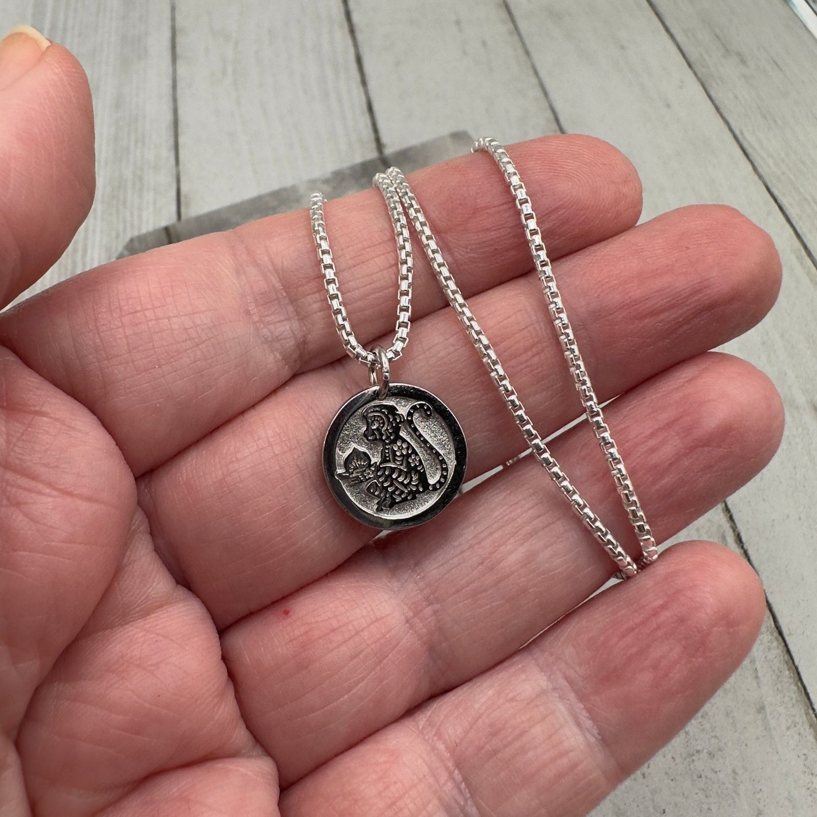 The Unbranded Brand Chinese Zodiac Monkey Pendant Necklace Sterling Silver Size ONE SIZE - 3 Thumbnail