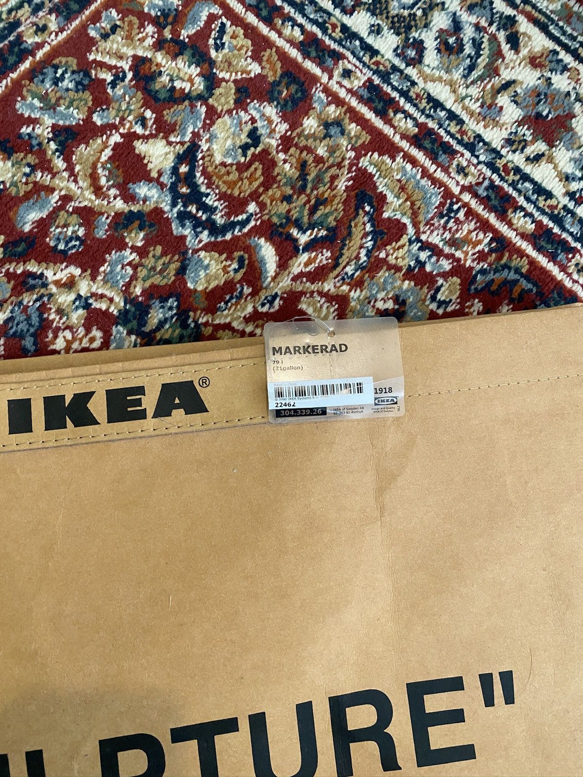 Ikea × Off-White × Virgil Abloh Ikea x Off White Bag Markerad
