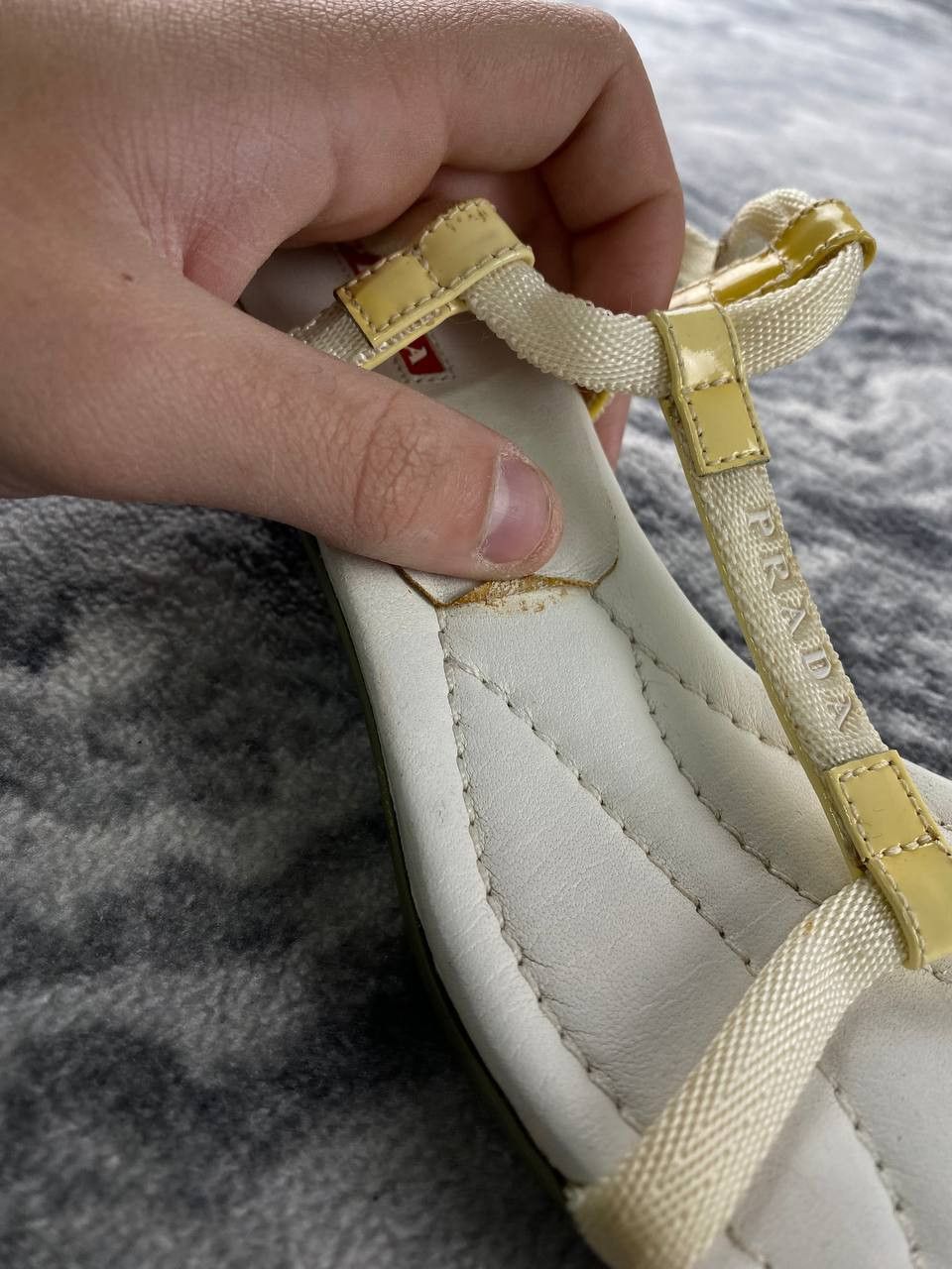 Prada Prada Leather Sandals With Heels Women Size 35 White Size US 5 / IT 35 - 12 Thumbnail
