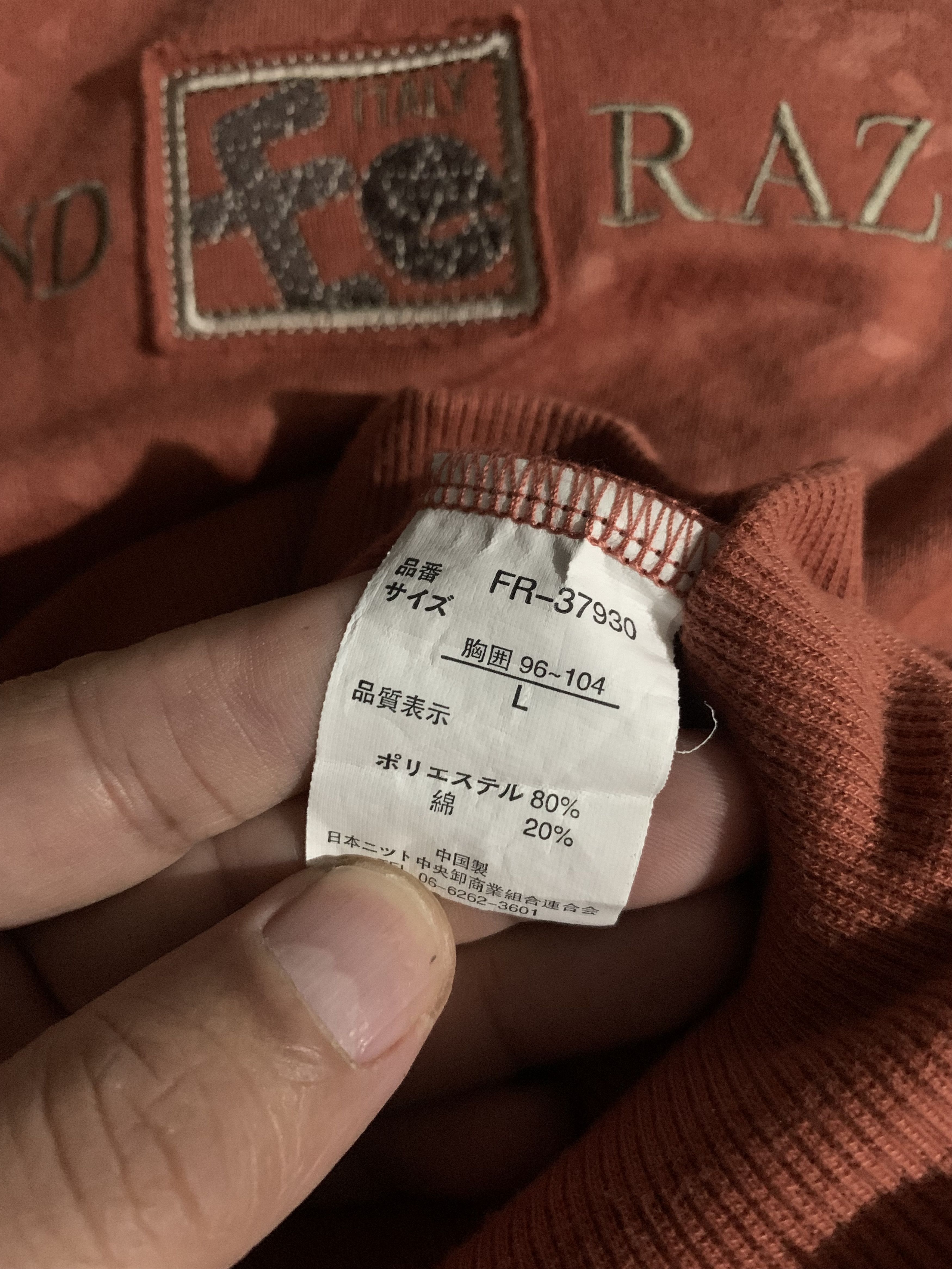 Other Fernand Razzini Italy Designer Monogram Sweatshirt Size US L / EU 52-54 / 3 - 6 Thumbnail
