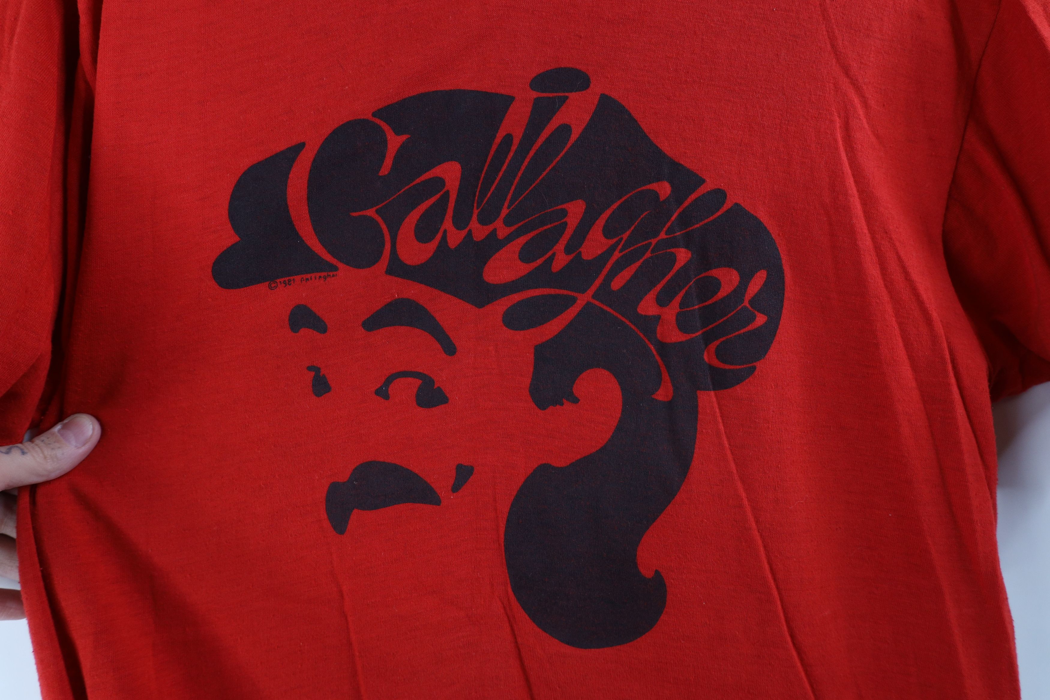 Vintage Vintage 80s Gallagher Comedian Short Sleeve T-Shirt USA Size US L / EU 52-54 / 3 - 5 Thumbnail