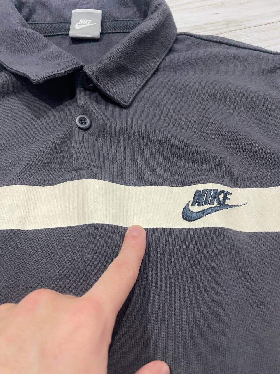 Nike Vintage Nike Rugby Polo Shirt Long Sleeve Oregon Size US M / EU 48-50 / 2 - 9 Thumbnail