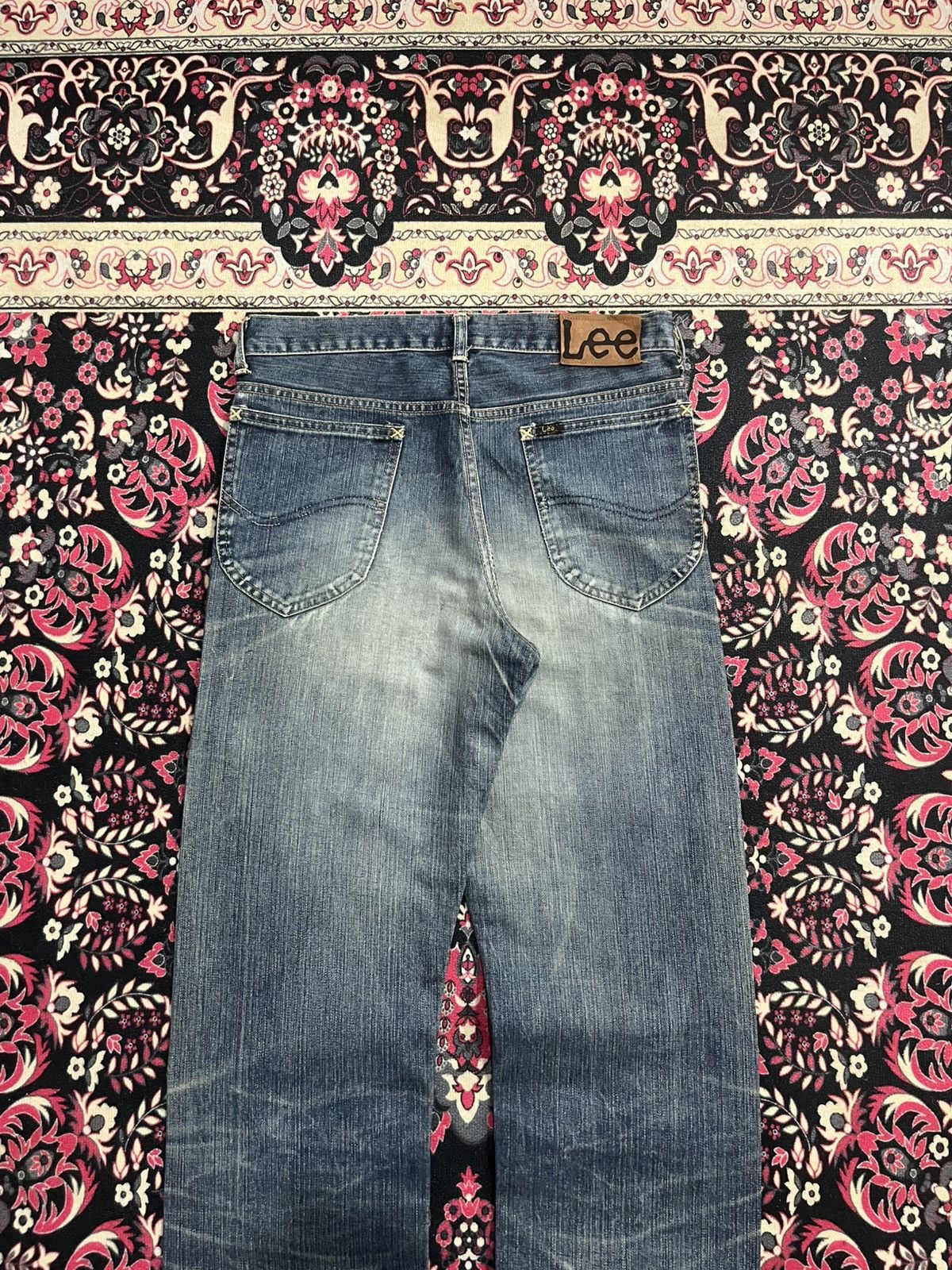Lee Vintage Lee Riders Union Made Sanforized Distress Blue Jeans Size US 29 - 6 Thumbnail