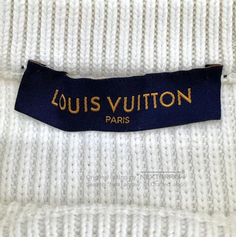Louis Vuitton Women's Knitted Sweater in Off.