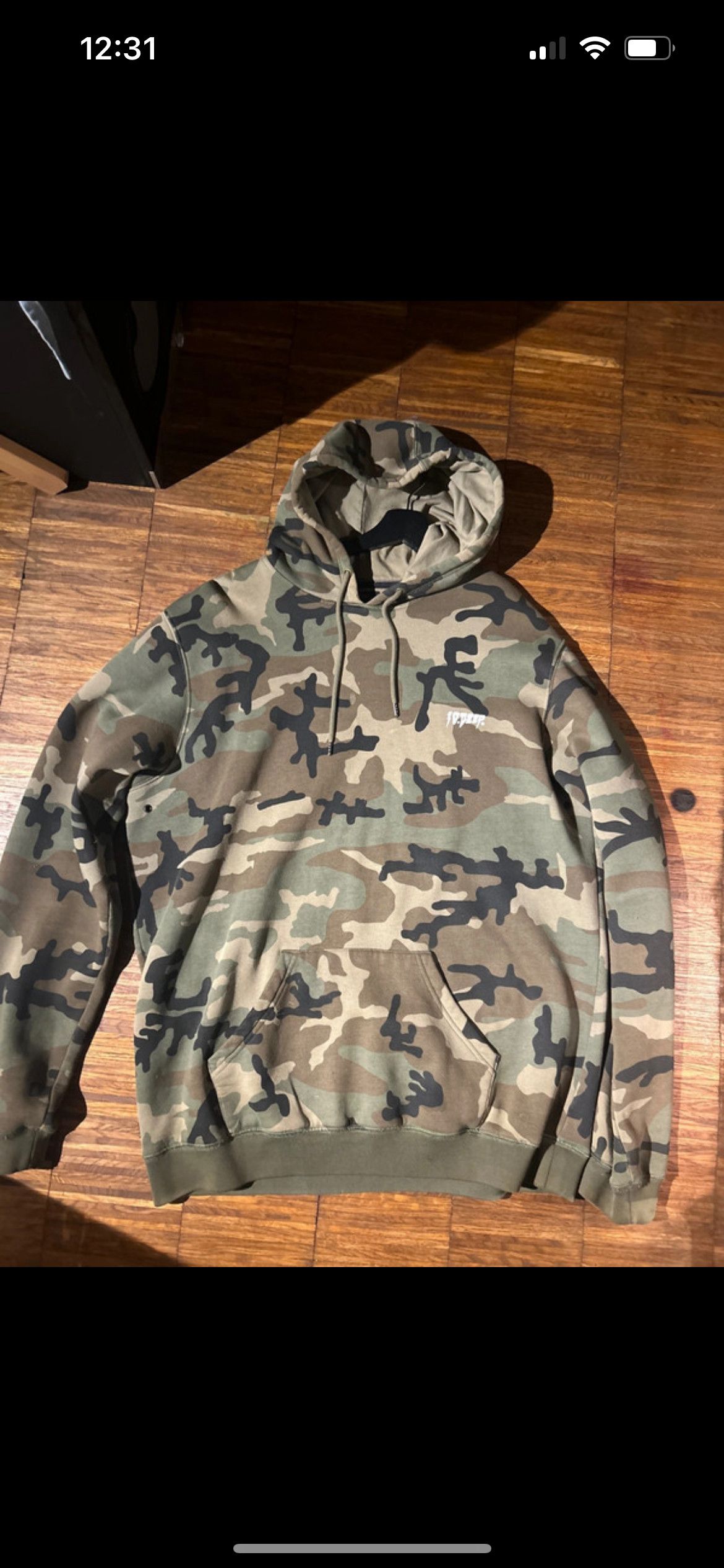 10 Deep 10 Deep Camo Hoodie w/ Japanese Design Size US XXL / EU 58 / 5 - 1 Thumbnail