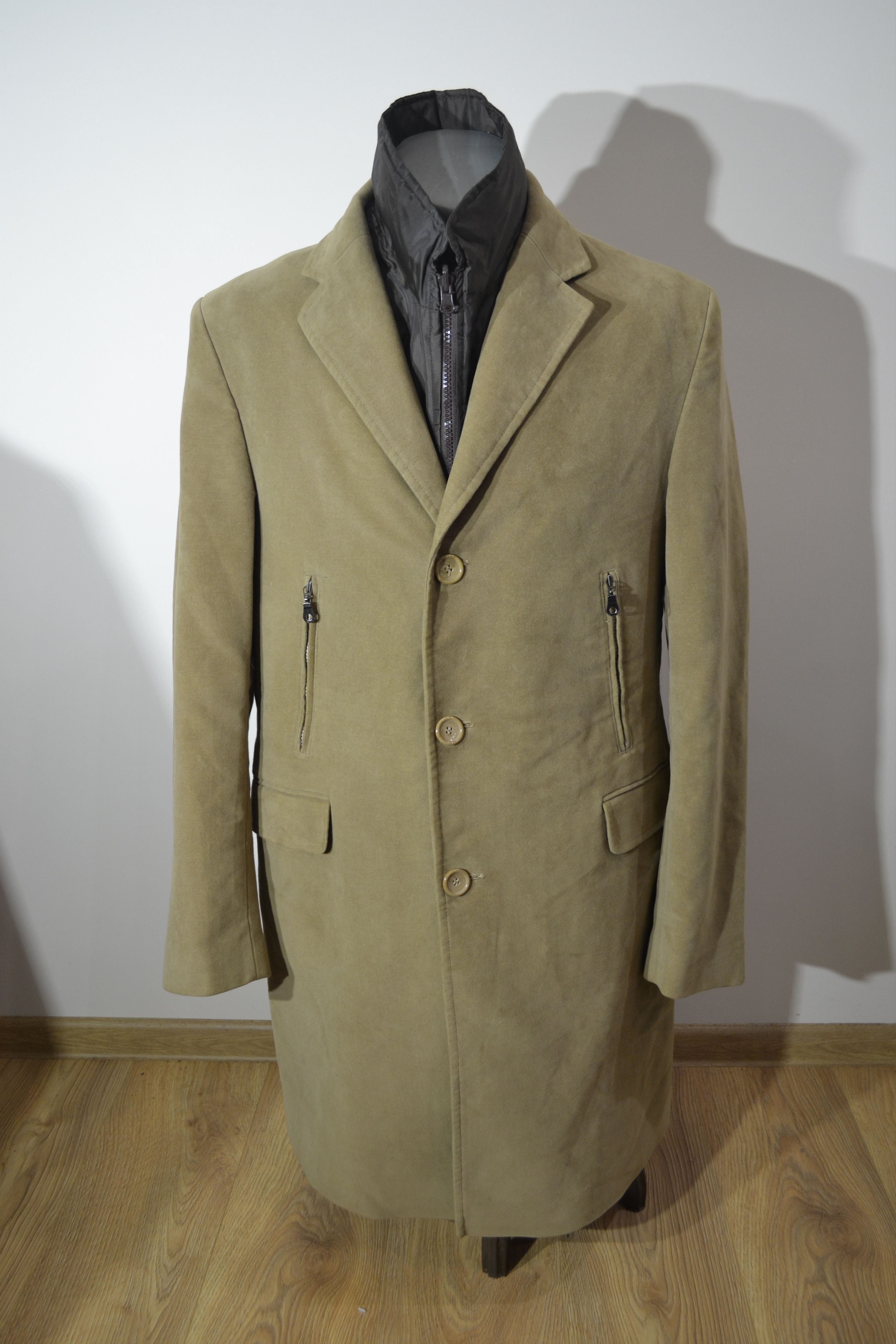 Other Vintage Del Mare 1911 Men’s Coat with Zip-In Waistcoat – L Size US L / EU 52-54 / 3 - 2 Thumbnail