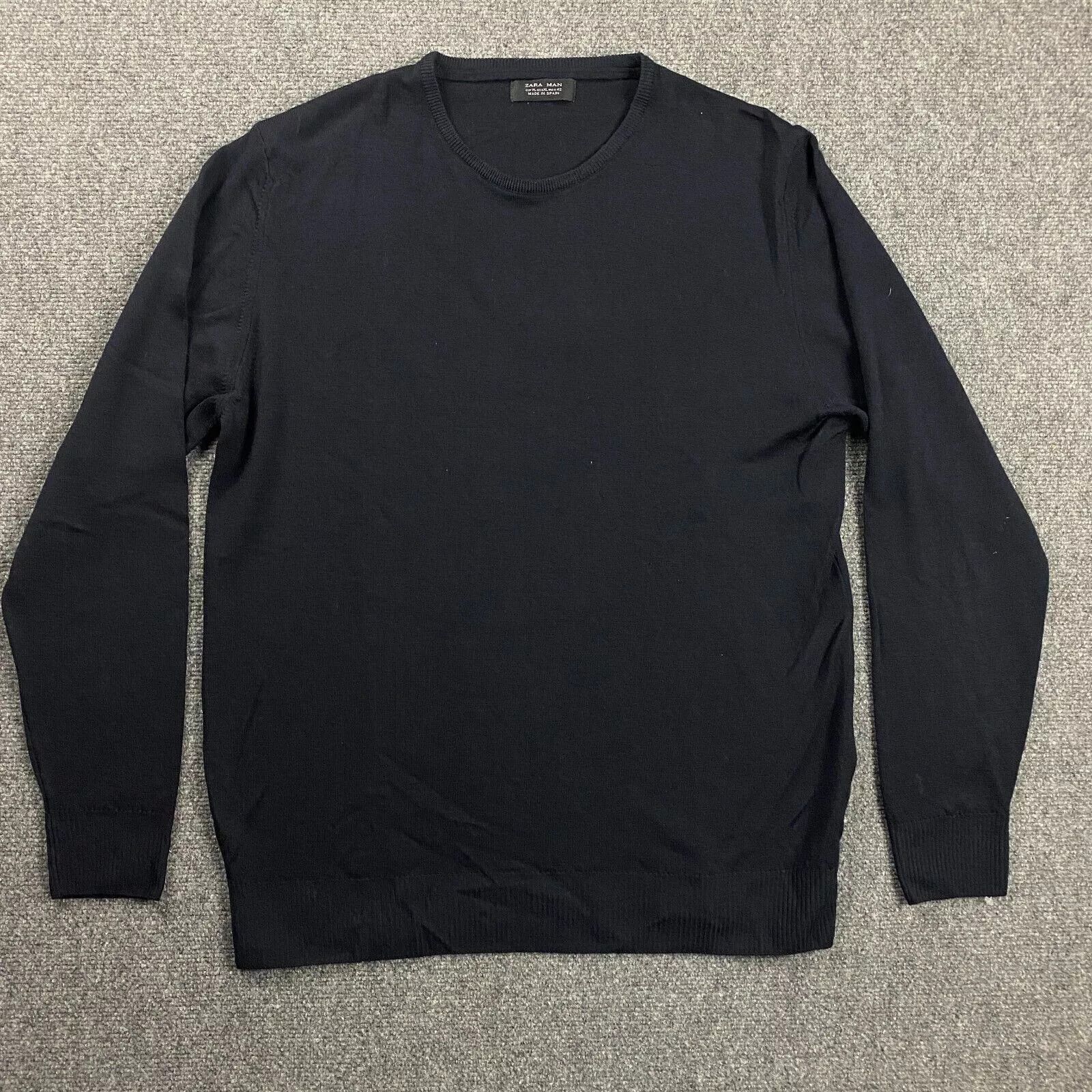 Zara Zara Sweater Men's Extra Large Pullover Casual 100% Wool Size US XL / EU 56 / 4 - 1 Thumbnail