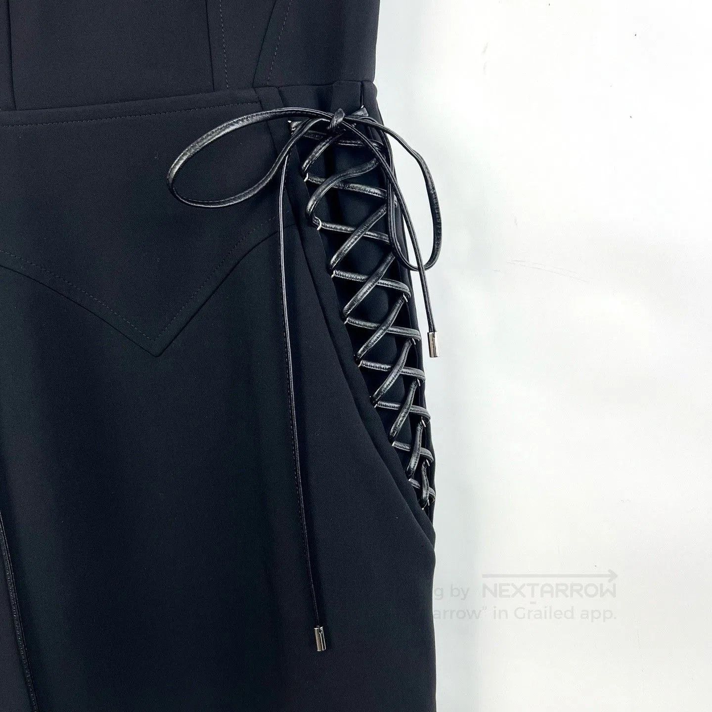 Louis Vuitton Louis Vuitton Black A-Line Short-Sleeve Dress. Size XXS / US 00 / IT 34 - 4 Thumbnail
