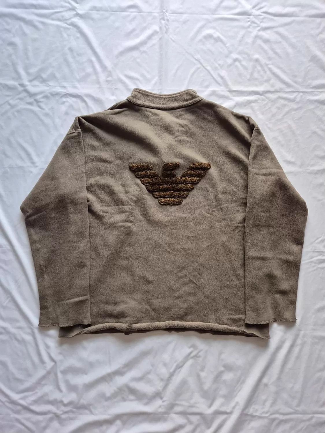Armani Armani Vintage Archive Prussian Distressed Eagle Top Size US XL / EU 56 / 4 - 1 Thumbnail