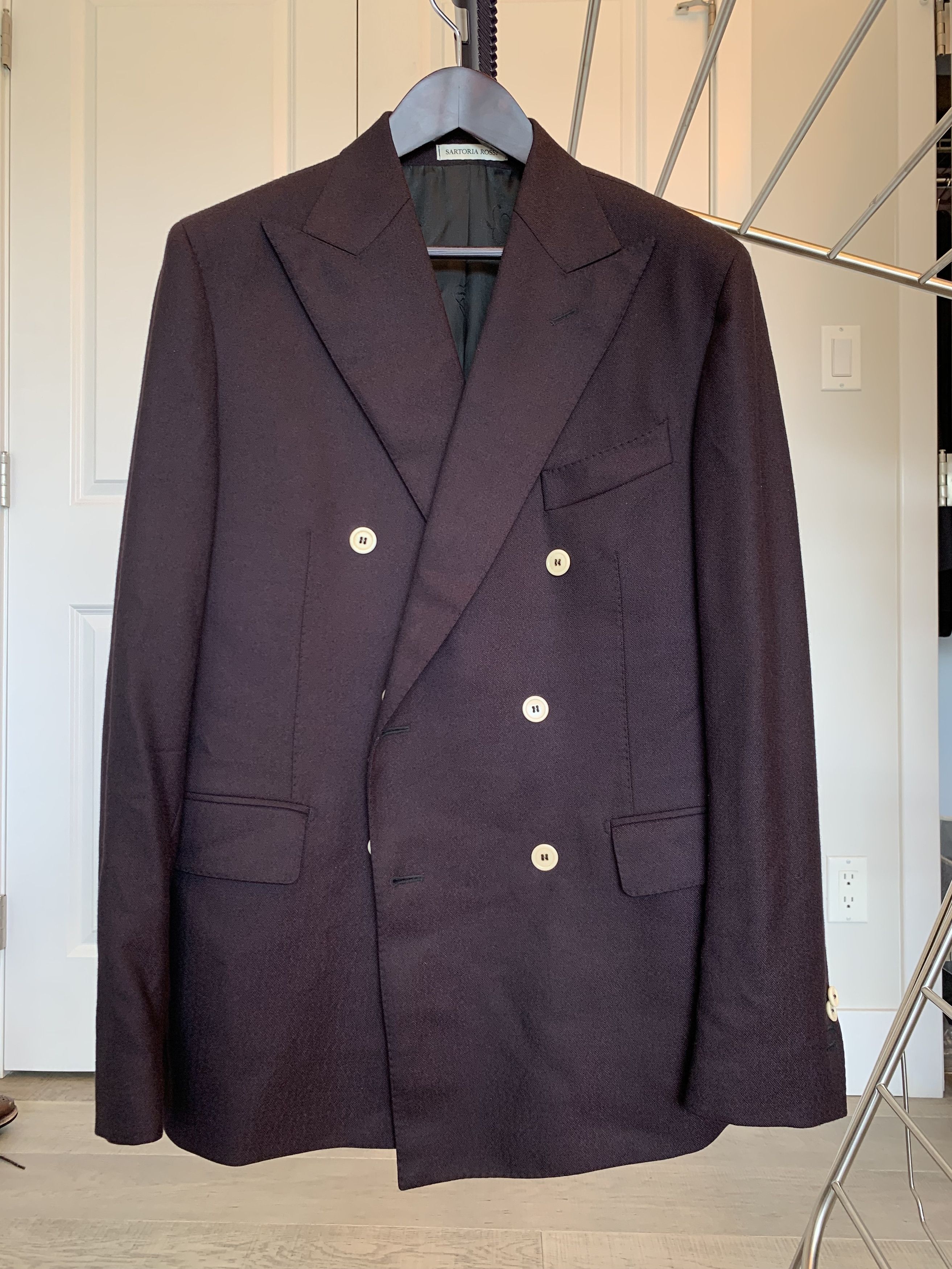 Sartoria Rossi Sartoria Rossi Blazer Zegna Cloth Double Breasted Italy Size 38R - 2 Thumbnail