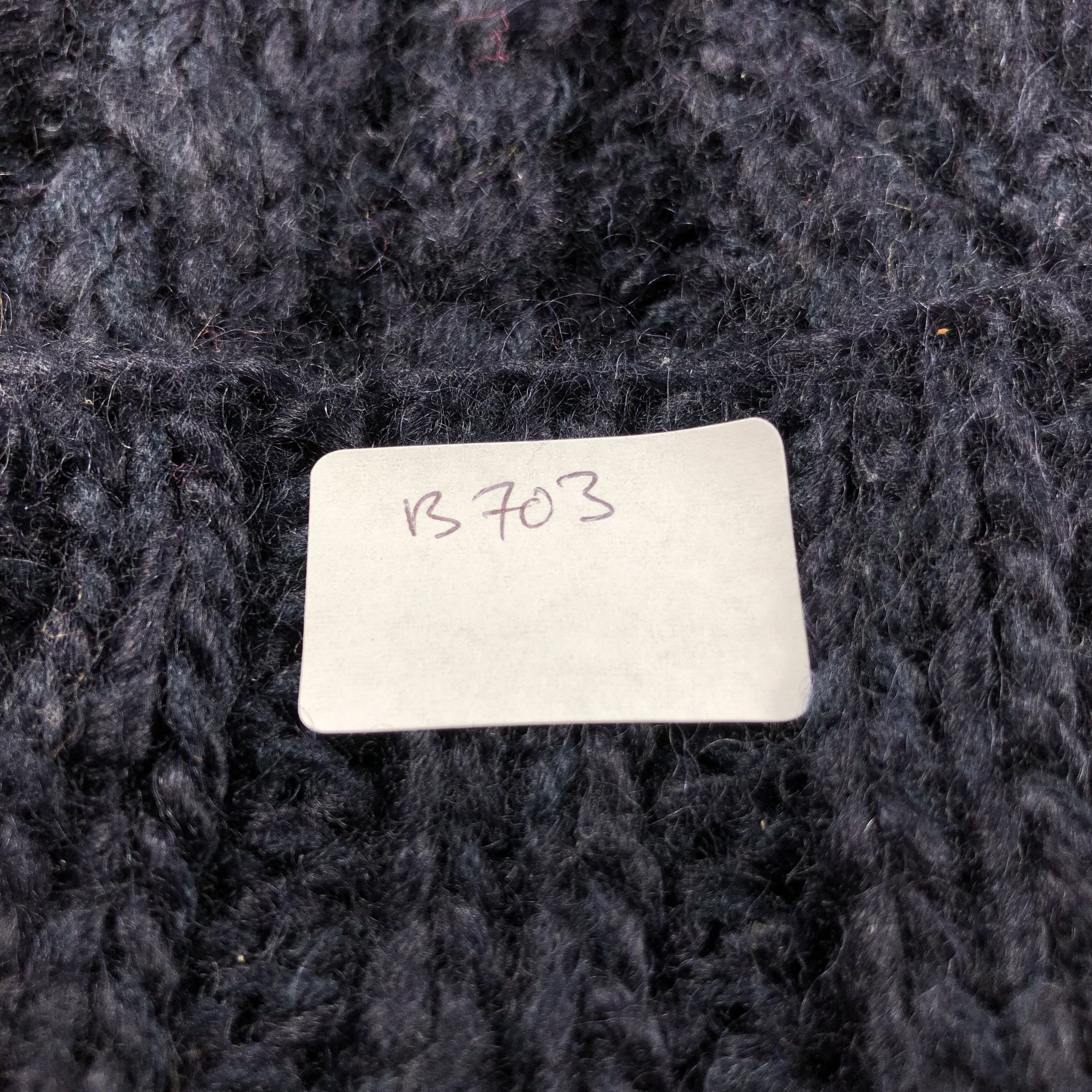 Vintage M Second Cable Knit Bobble Wool Beanie Snowcap Snow Hat B703 Size ONE SIZE - 6 Thumbnail