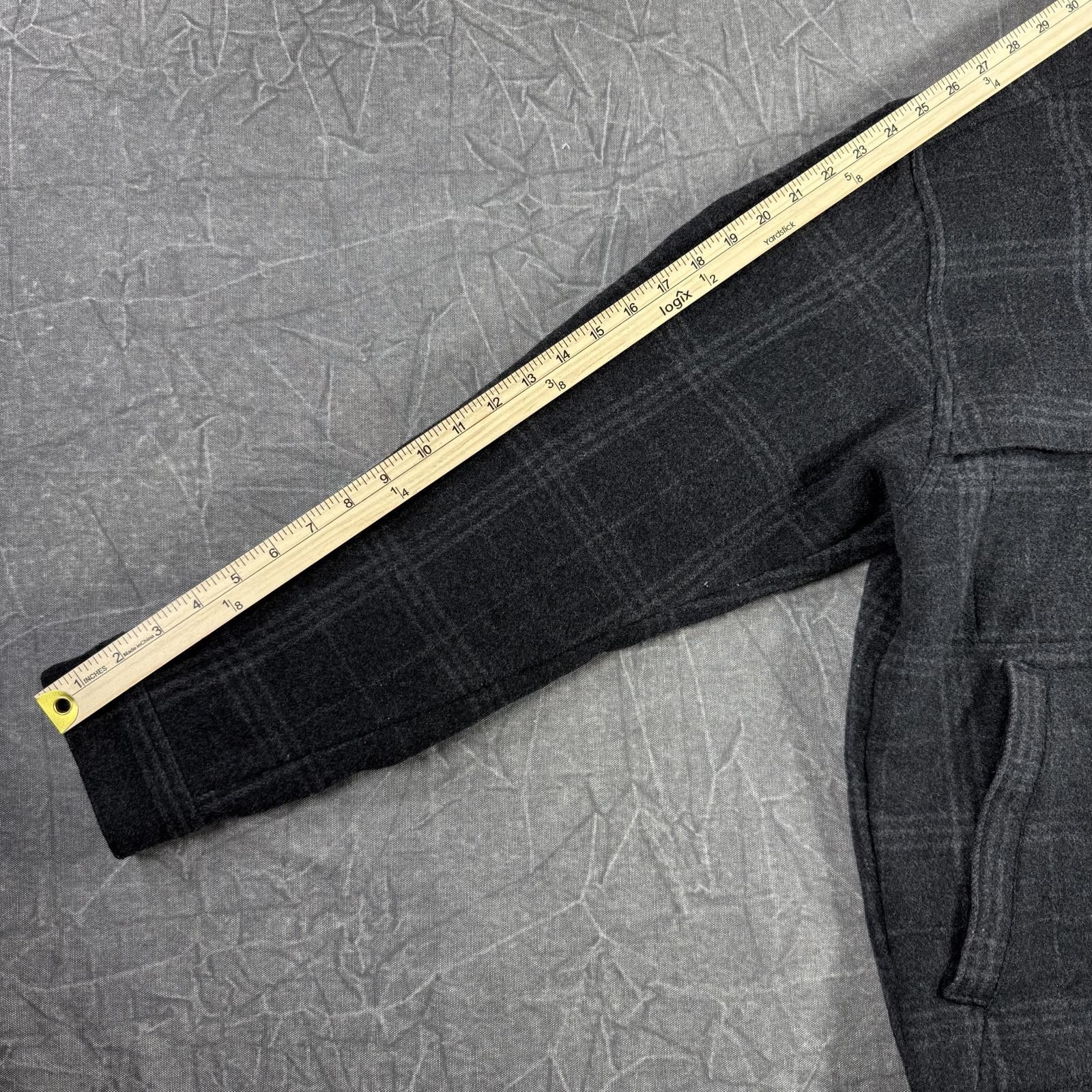 SOREL Sorel Jacket Men's XL Grey Wool Timberliner Charcoal Plaid Size US XL / EU 56 / 4 - 5 Thumbnail