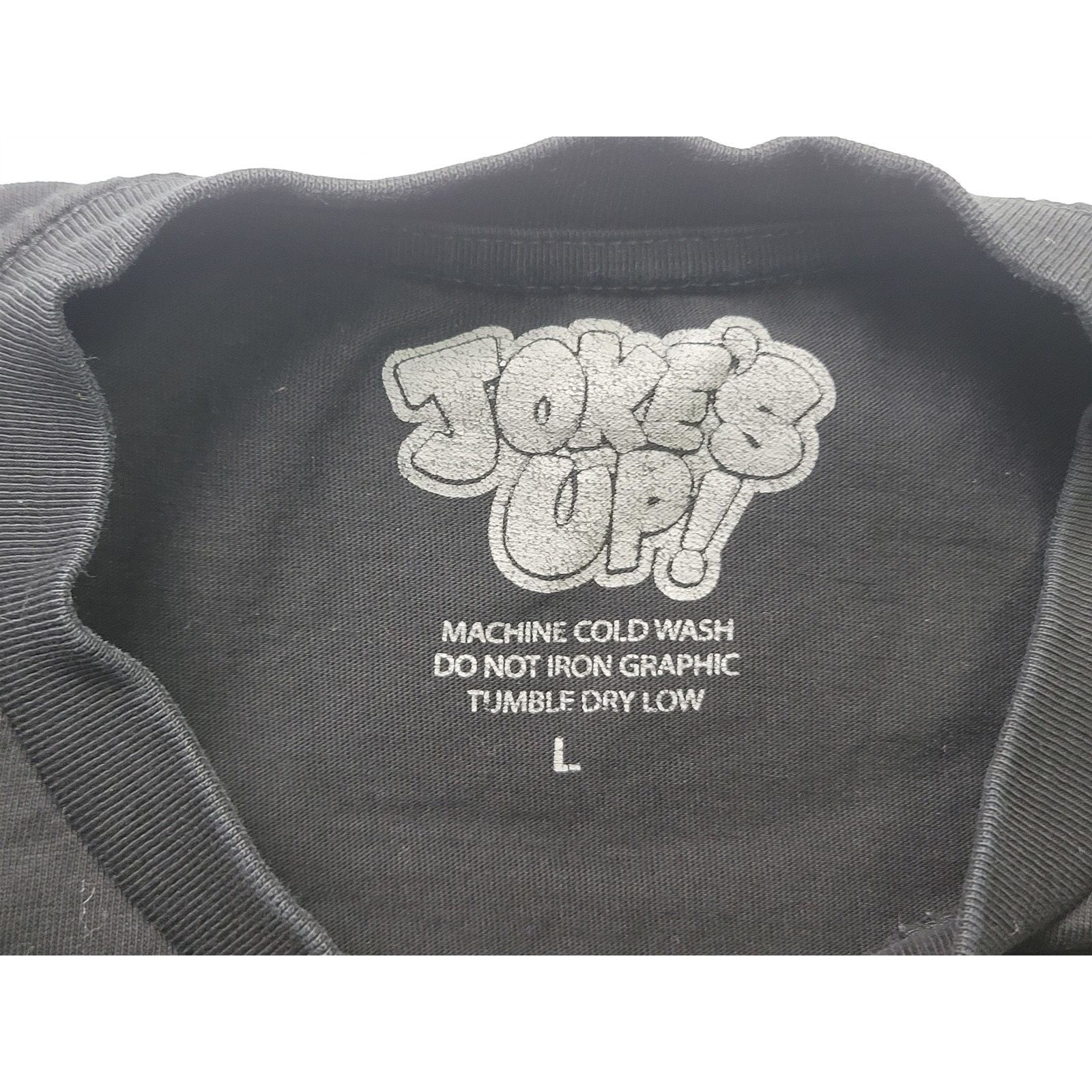 Other Vintage Runtz Joke's Up! Men's Large Black Graphic T-Shirt Size US L / EU 52-54 / 3 - 5 Thumbnail