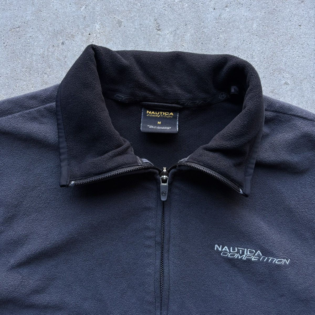 Nautica × Vintage vintage Y2K NAUTICA COMPETITION Zip-up Patch Fleece Jacket Size US M / EU 48-50 / 2 - 12 Thumbnail