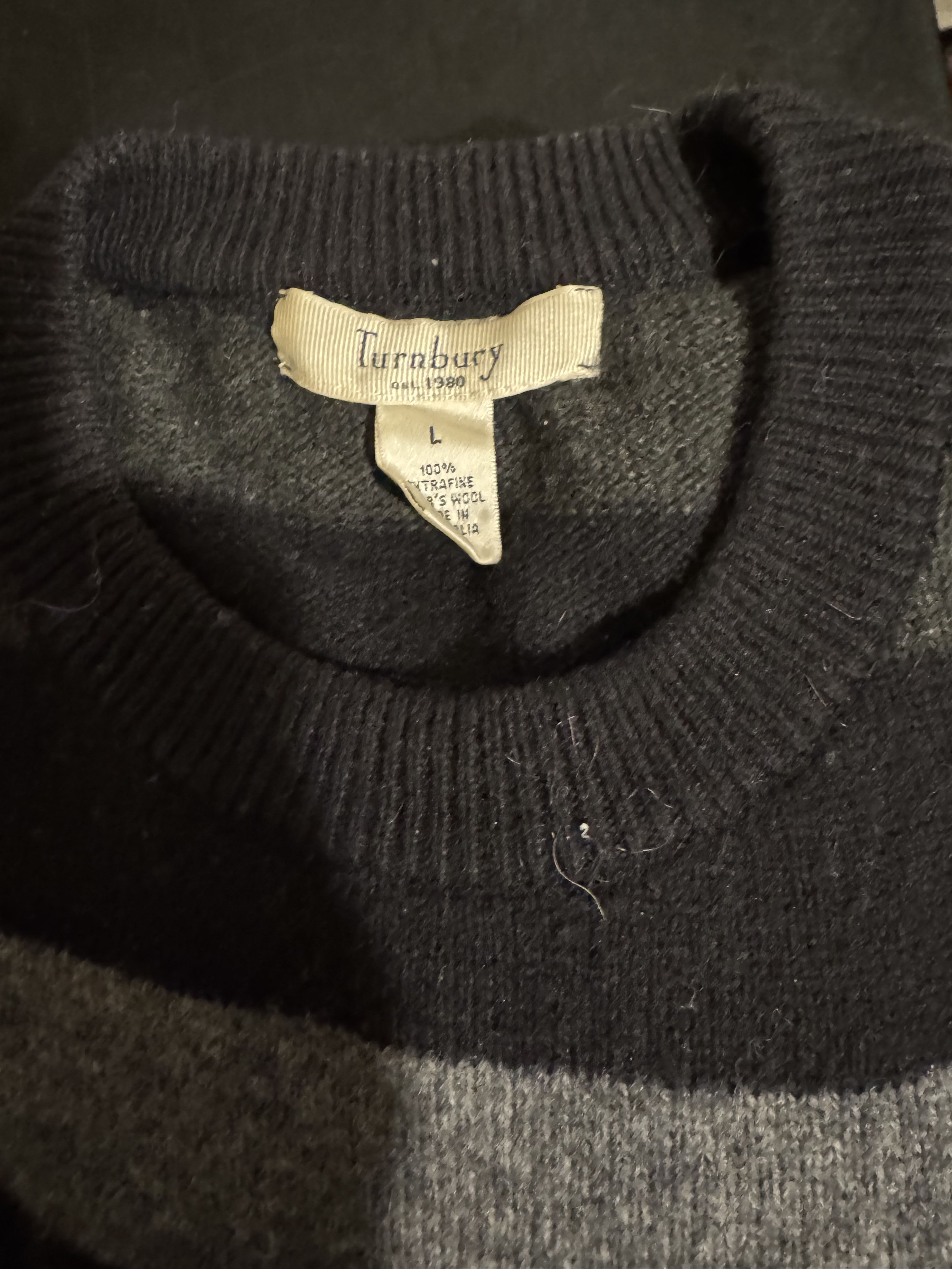 Turnbury Turnbury 100% Lanbswool Sweater. US L Size US L / EU 52-54 / 3 - 2 Thumbnail