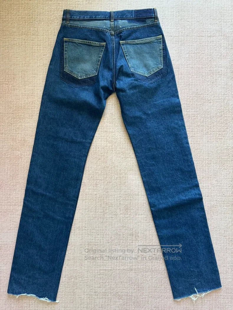 Maison Margiela Maison Margiela Solid colour made of old straight-fitting Size US 31 - 2 Thumbnail