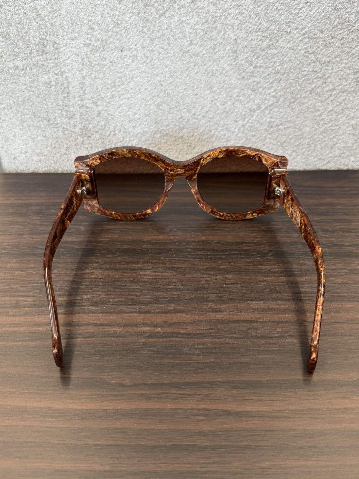 Loewe Loewe Paula's Ibiza Round Acetate Geometric Sunglasses Size ONE SIZE - 9 Thumbnail