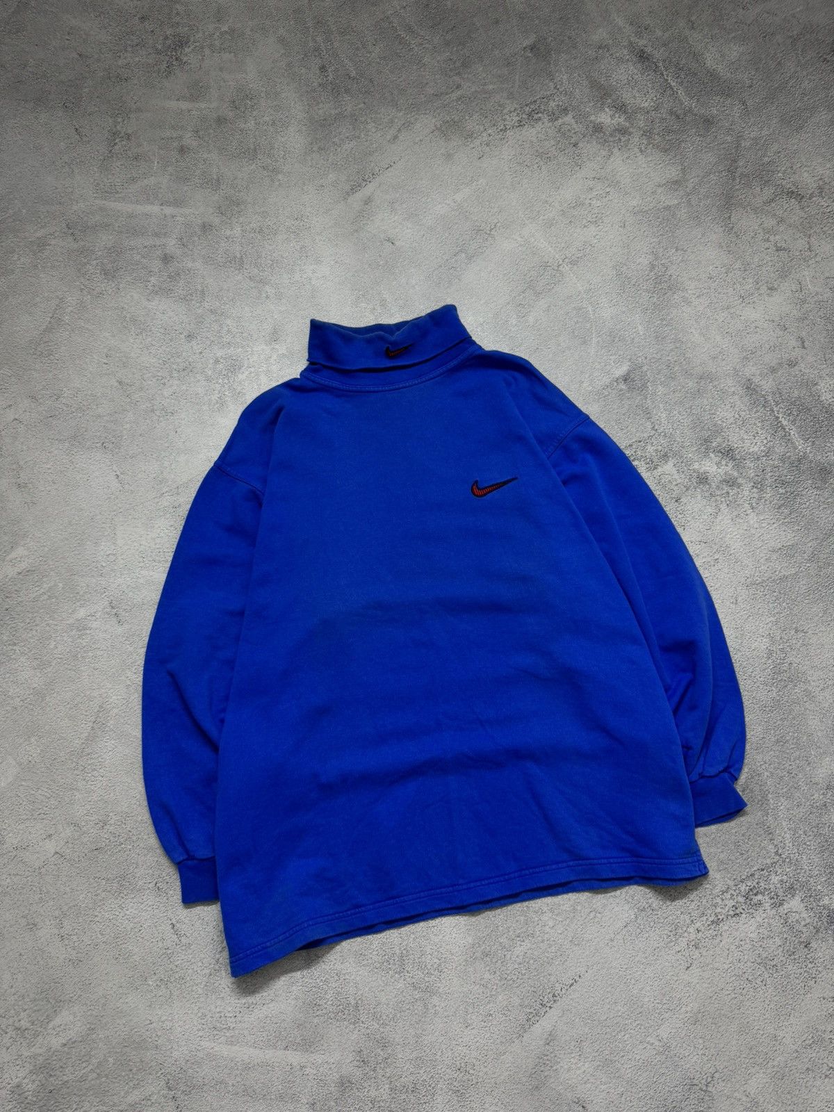 Nike Vintage Y2K Nike Long Sleeve Mini Swoosh 90’s Size US XL / EU 56 / 4 - 2 Thumbnail