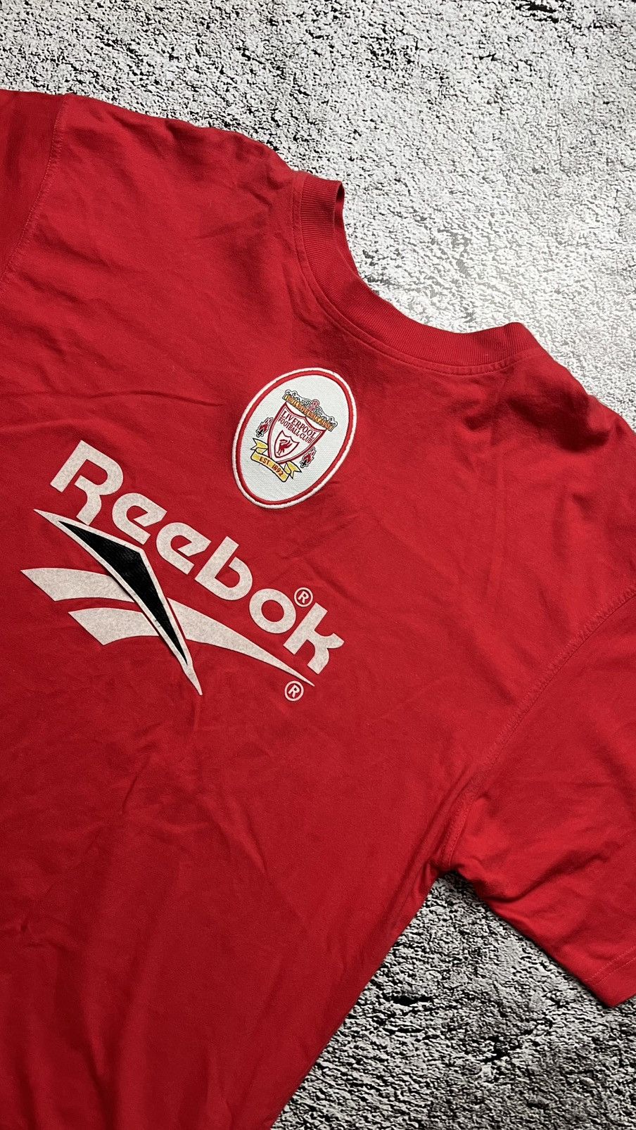 Reebok 1996-1997 FC Liverpool Reebok vintage T shirt Size US XL / EU 56 / 4 - 2 Thumbnail