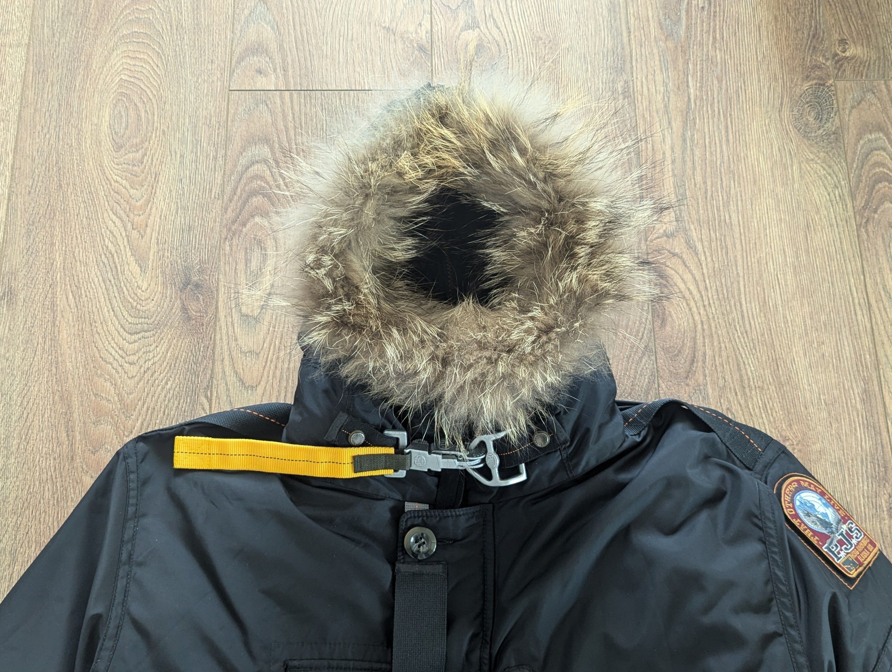 Parajumpers Parajumpers Kodiak Masterpiece Down Parka Jacket Black Grailed
