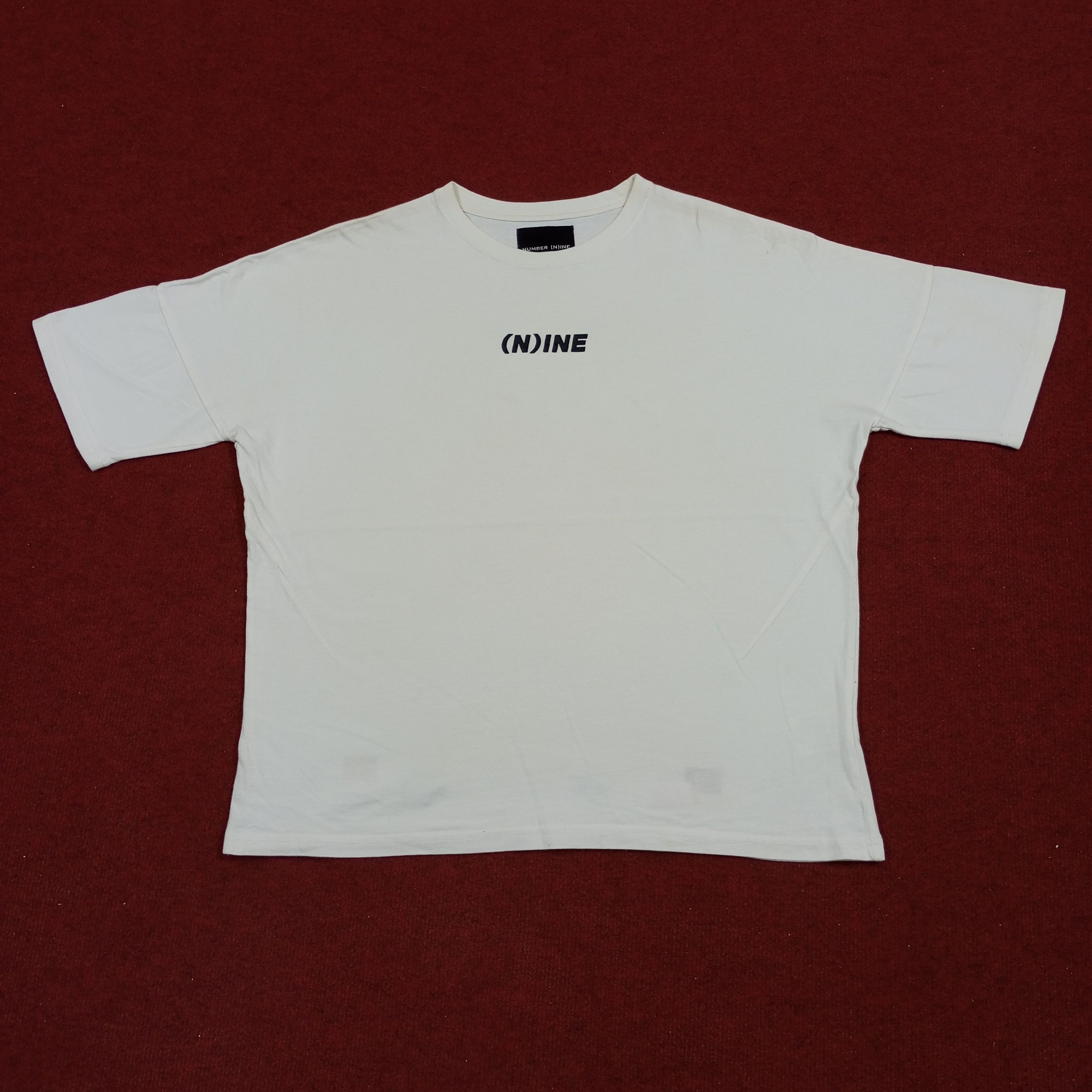 Japanese Brand Number Nine Japanese Brand Baggy Style Fashion Tshirt Size US XL / EU 56 / 4 - 1 Thumbnail