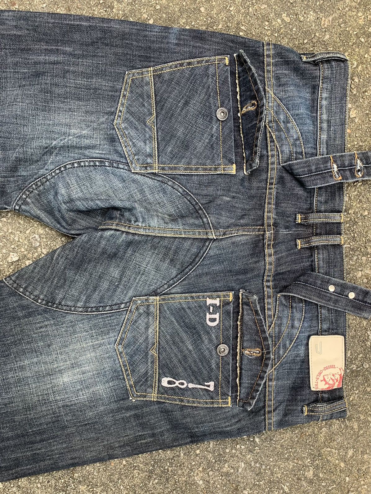 Diesel Rare.. Diesel Buckle Back Denim Jeans Pants Size US 40 / EU 56 - 18 Thumbnail