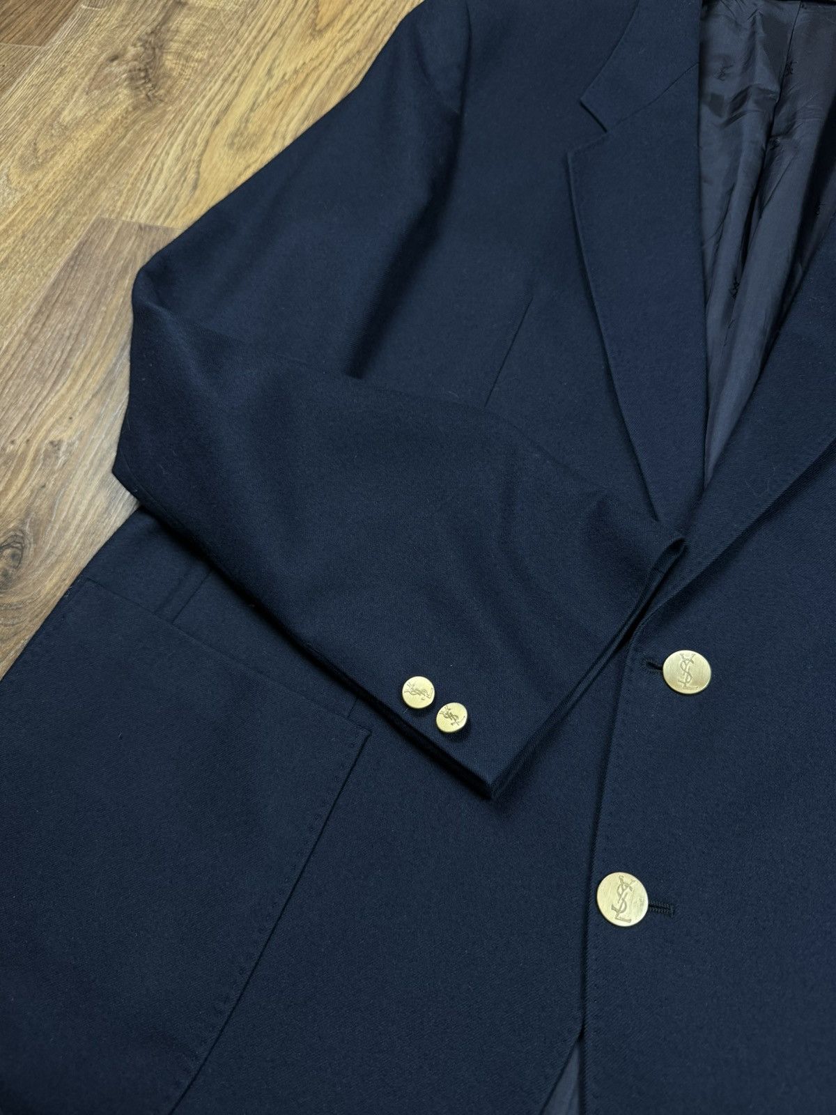 Yves Saint Laurent Vintage wool blazer Yves Saint Laurent original luxury item Size 42L - 2 Thumbnail