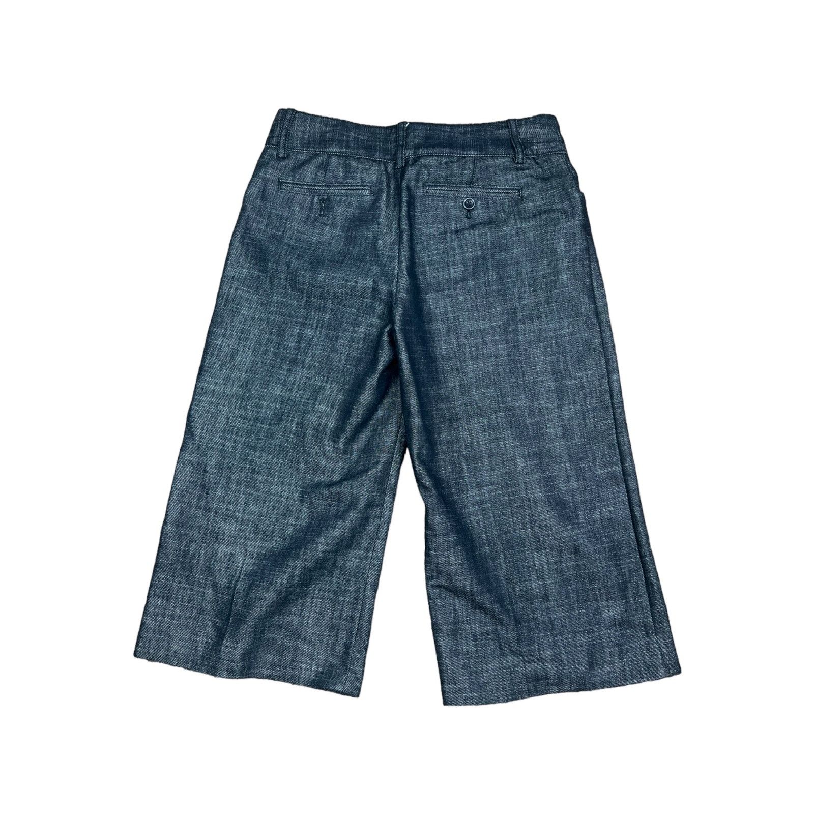 Express Express | Vintage Y2K Denim Trouser Pants Gaucho Editor Size 25" / US 0 / IT 36 - 2 Thumbnail
