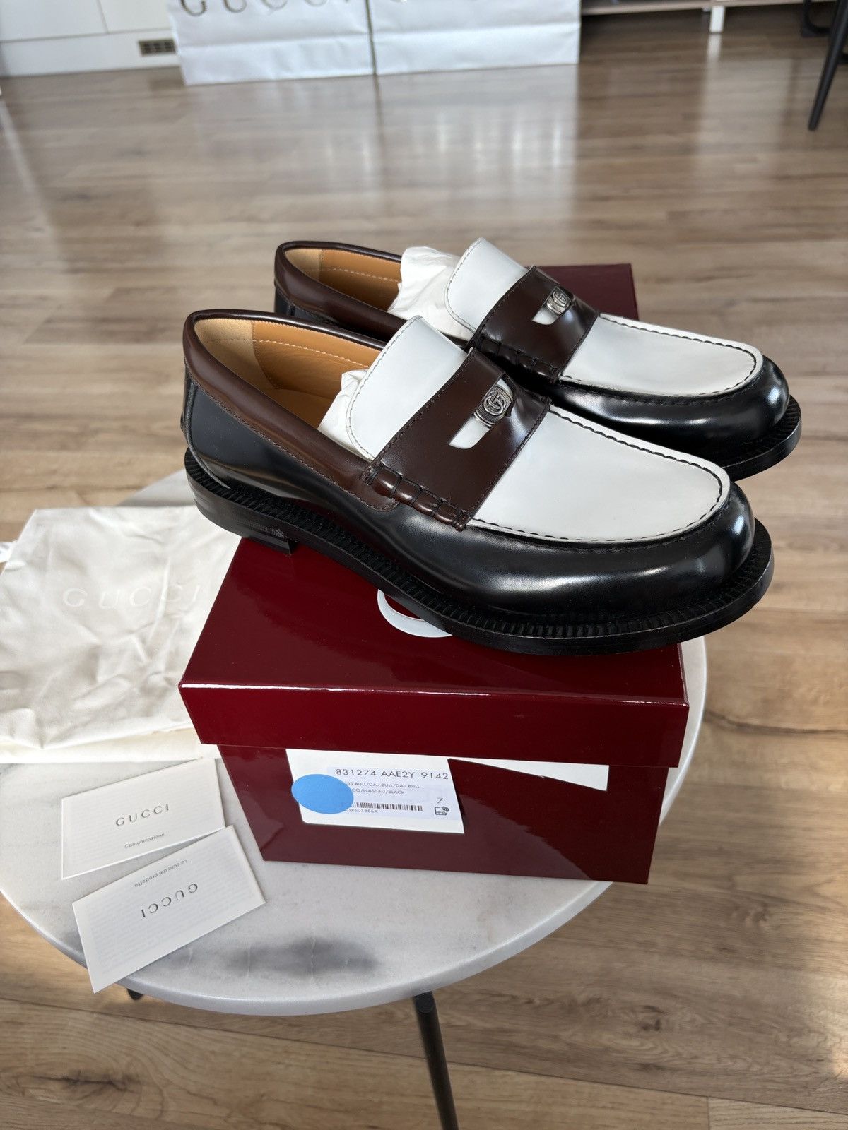 Gucci Gucci leather penny loafers Size US 8 / EU 41 - 1 Thumbnail