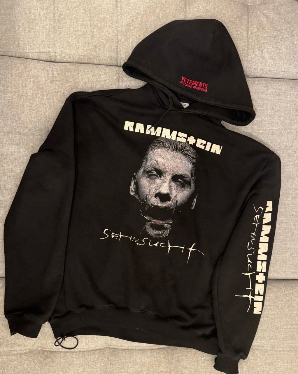 Vetements Vetements Rammstein Hoodie | Grailed