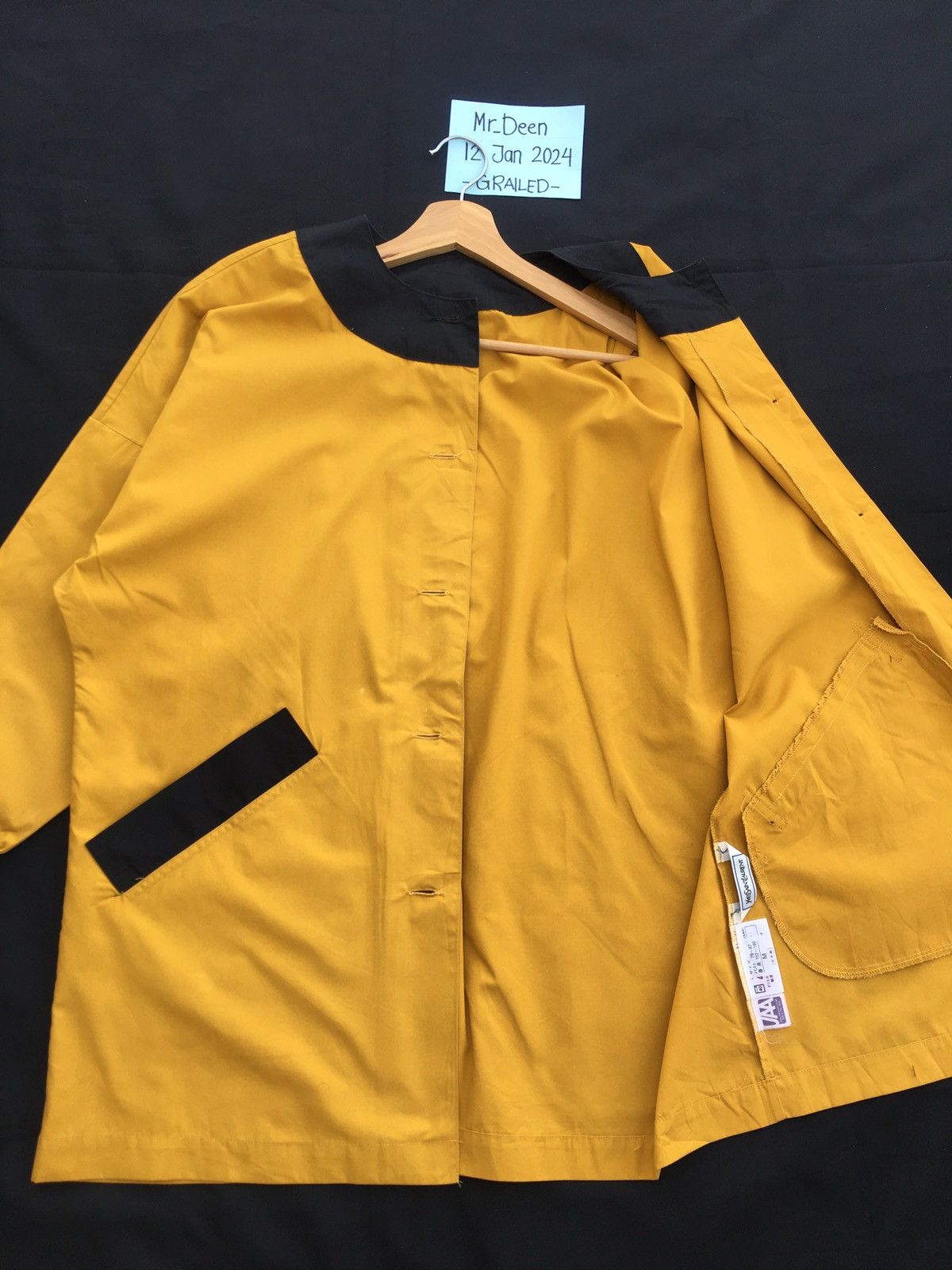 Yves Saint Laurent Rare Vintage YSL Yves Saint Laurent Long Jacket/Outerwear Size L / US 10 / IT 46 - 10 Thumbnail