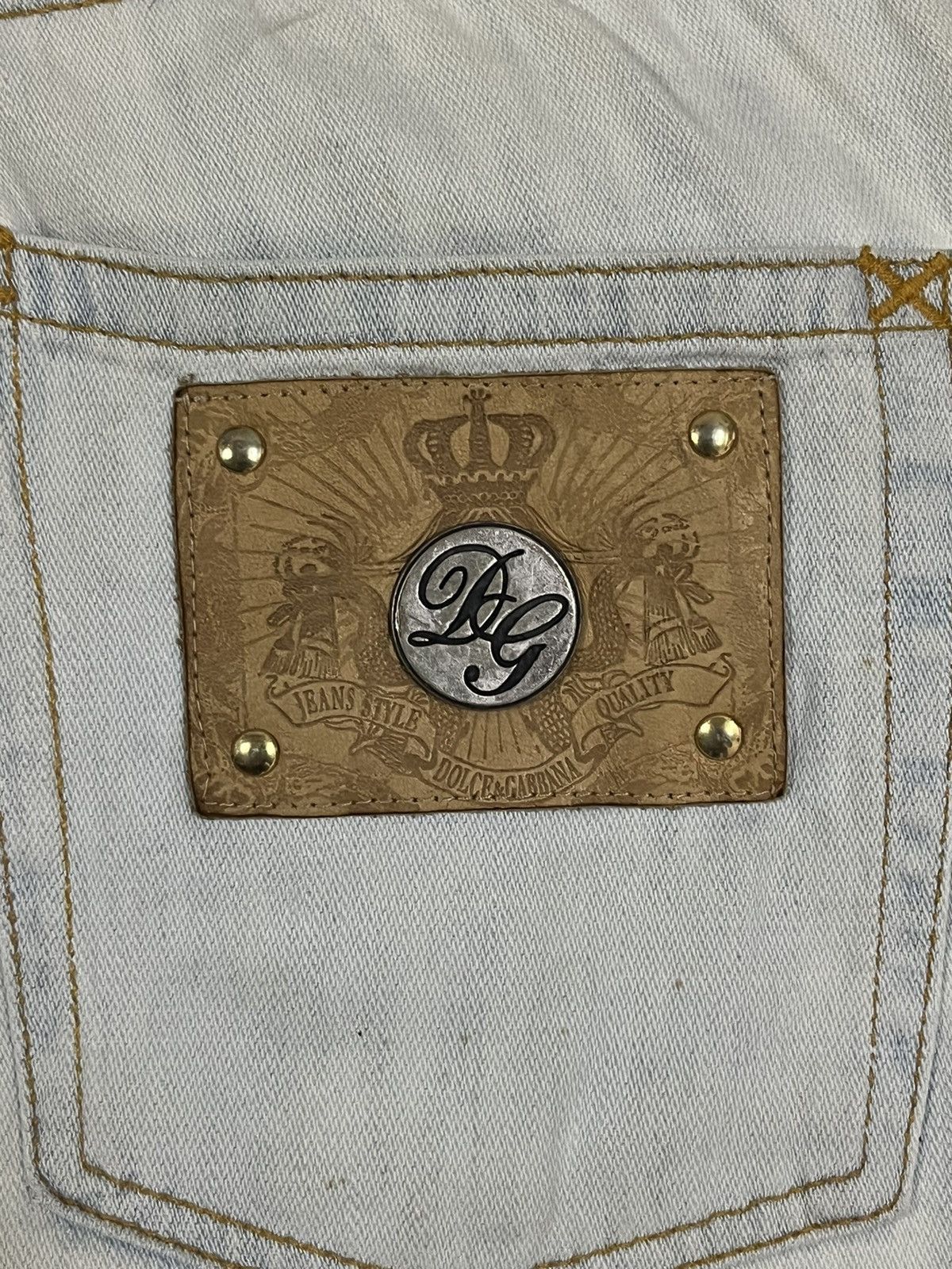 Dolce & Gabbana Dolce & Gabbana Destroyed Grey Bleached Distressed Punk Jean Size US 32 / EU 48 - 8 Thumbnail