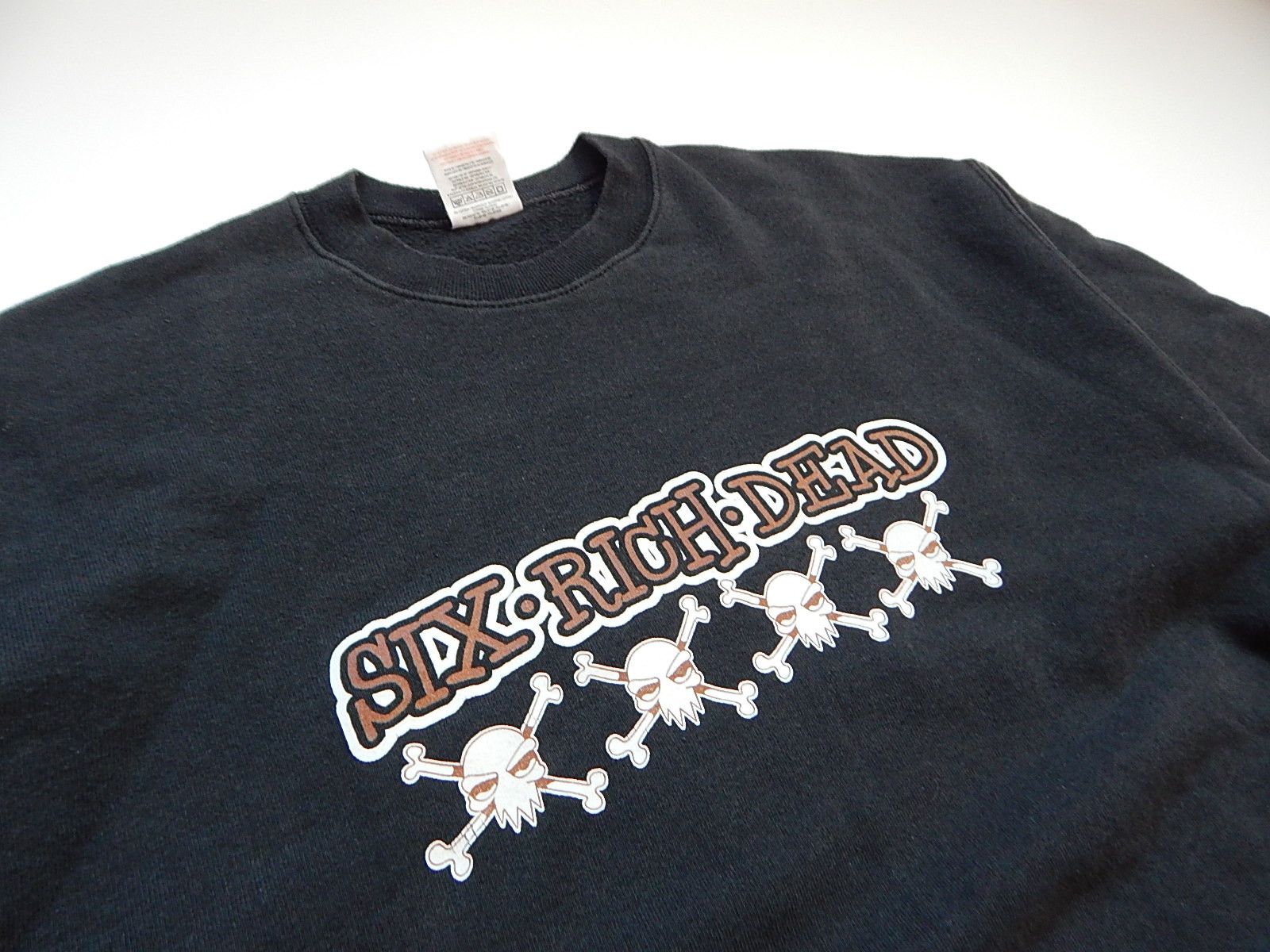 Band Tees × Vintage vintage 00s six rich dead trash compost records sweatshirt Size US XL / EU 56 / 4 - 3 Thumbnail