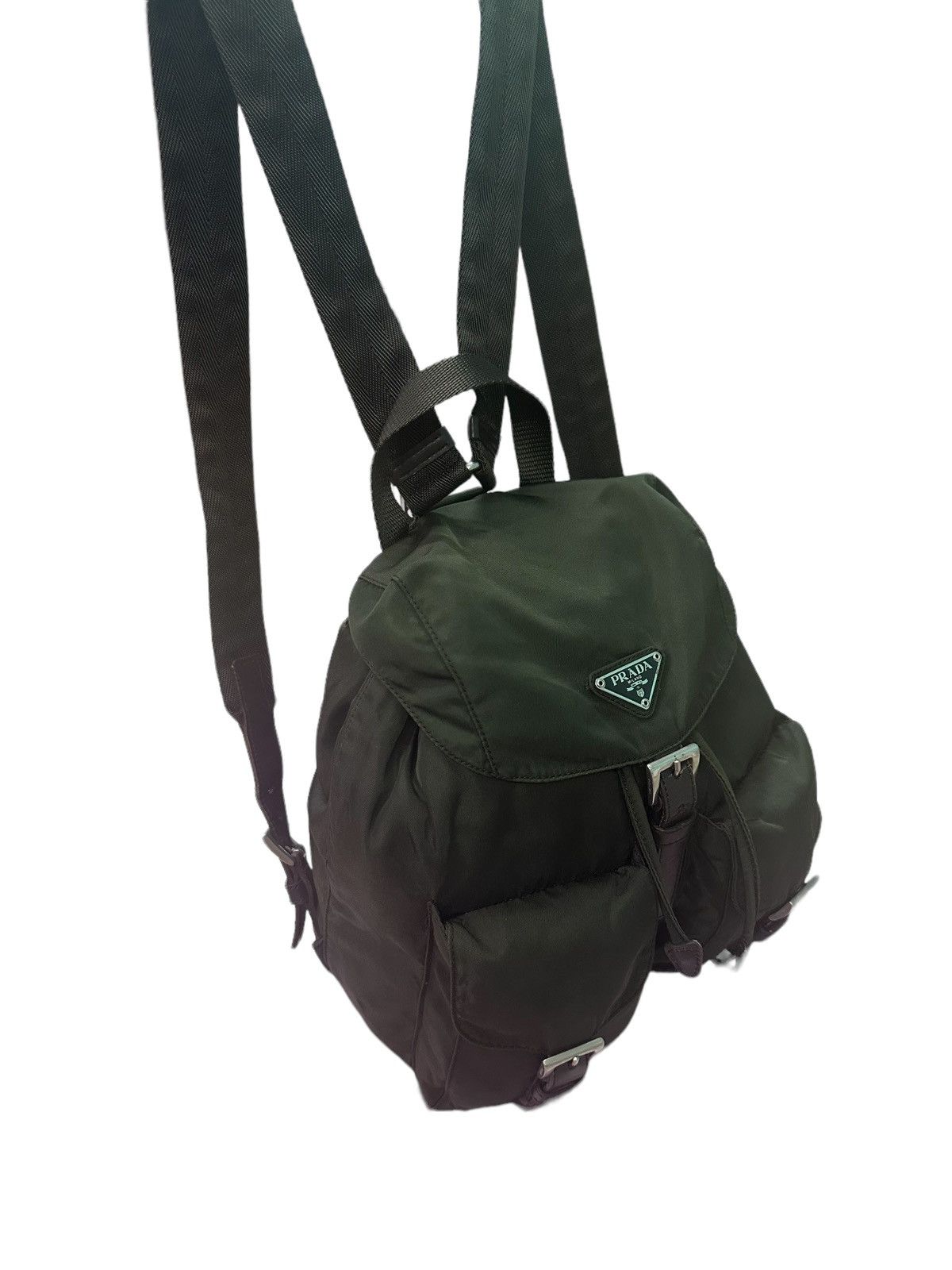 Prada AUTHENTIC VINTAGE PRADA MINI GREEN NYLON BACKPACK Size ONE SIZE - 3 Thumbnail