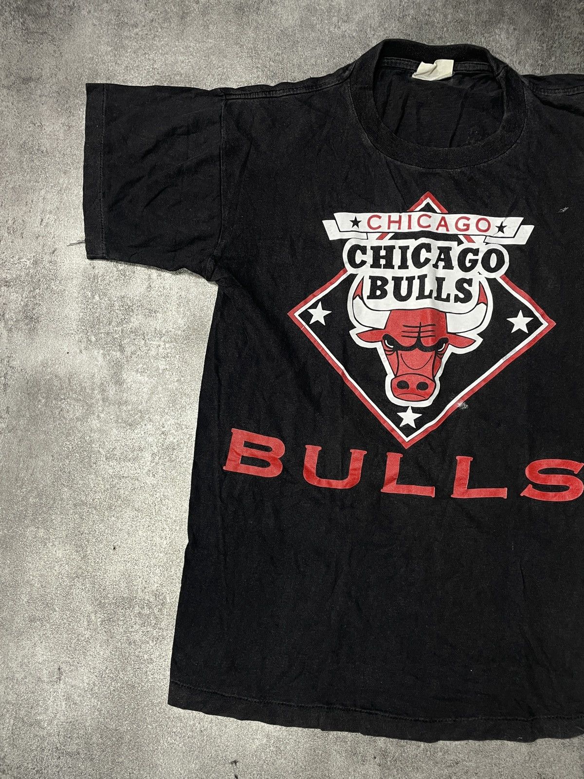 NBA RARE🔥Chicago Bulls Vintage 90s Tee Rare Blank Distressed Size US S / EU 44-46 / 1 - 5 Thumbnail