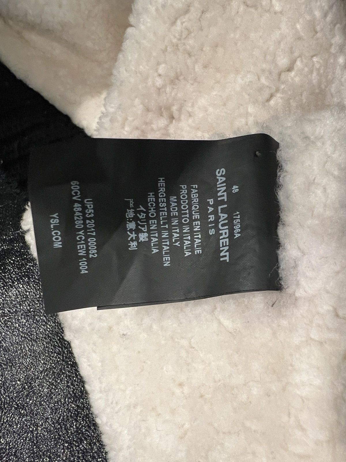 Saint Laurent Paris Saint Laurent teddy leather shearing hoodie. 48/M. $6000 Size US M / EU 48-50 / 2 - 10 Thumbnail