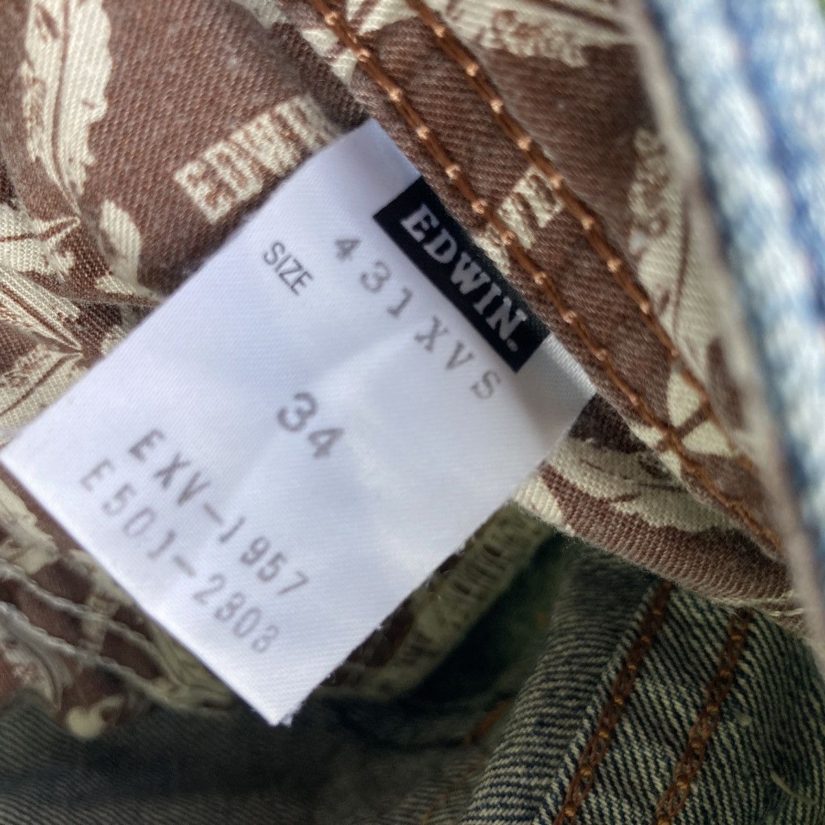 Edwin EDWIN XV FLARED RIPPED JEANS Size US 34 / EU 50 - 15 Thumbnail