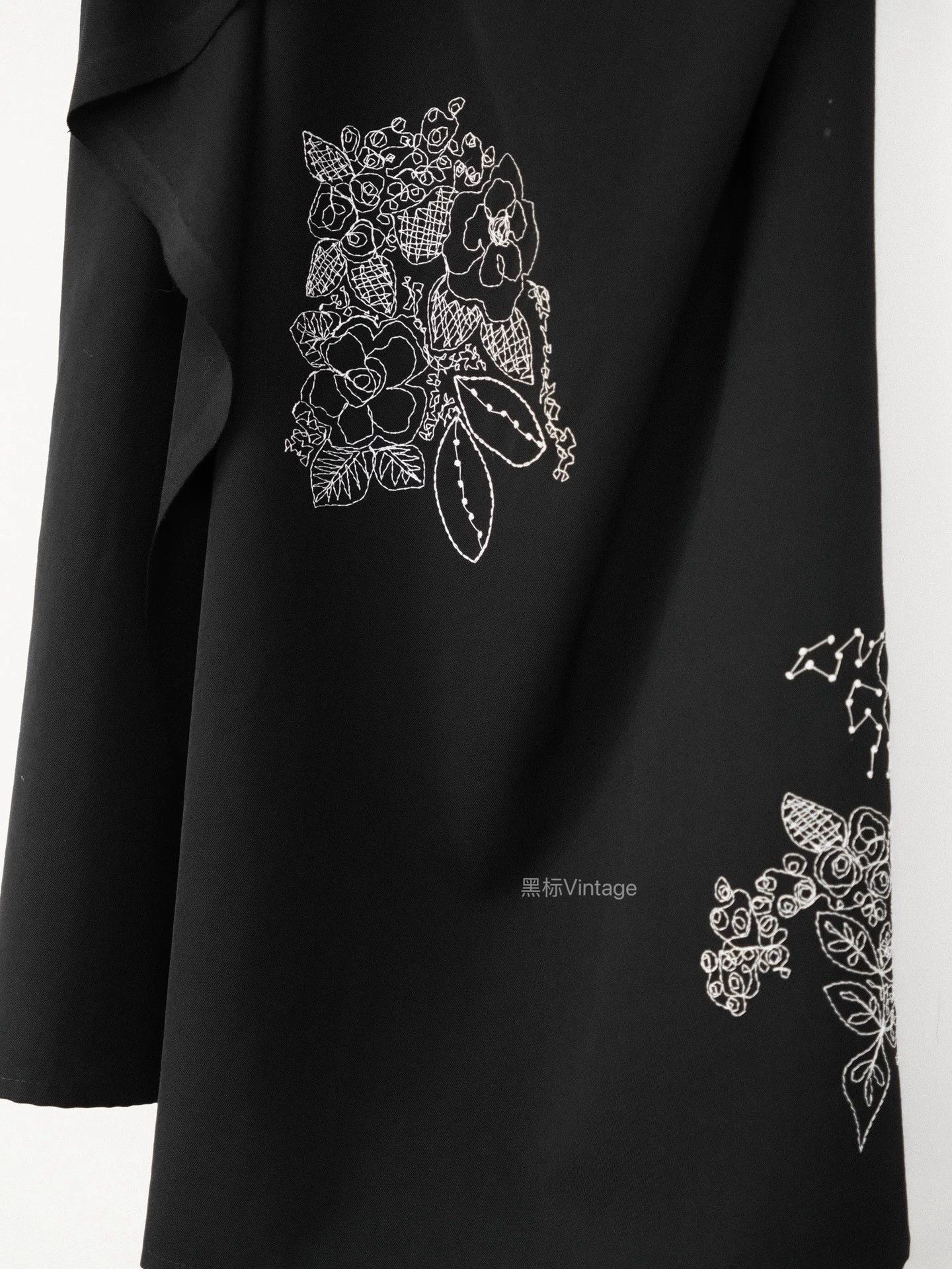 Yohji Yamamoto Yohji Yamamoto Y's 21AW Vintage Floral Embroidered Skirt Size 28" / US 6 / IT 42 - 6 Thumbnail