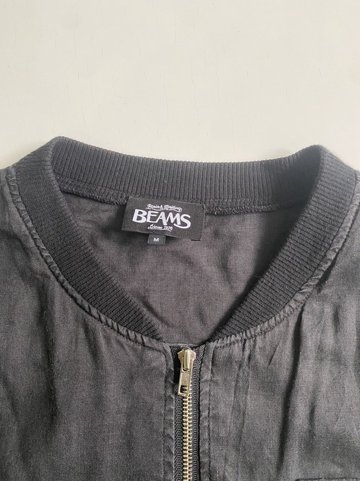 Beams Plus Vintage Beams style Big logo No 9 Bomber Shell Jacket Size US M / EU 48-50 / 2 - 6 Thumbnail