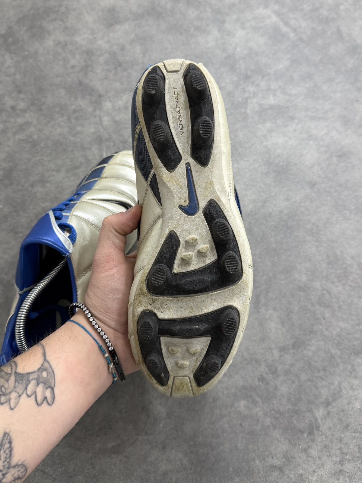 Nike Vintage real leather fooball soccer boots 2003 rare total 90 Size US 8.5 / EU 41-42 - 8 Thumbnail