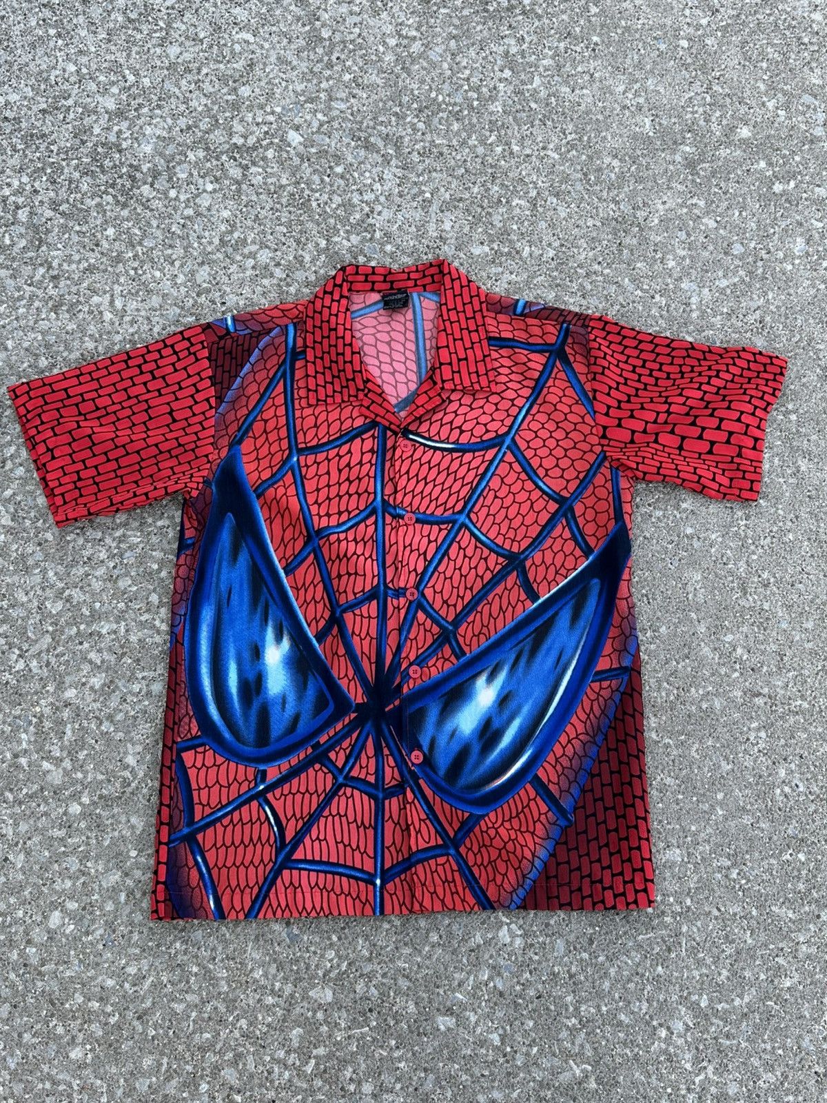 Marvel Comics Vintage Y2k Spider-Man Marvel button up Movie Shirt Size US S / EU 44-46 / 1 - 1 Thumbnail