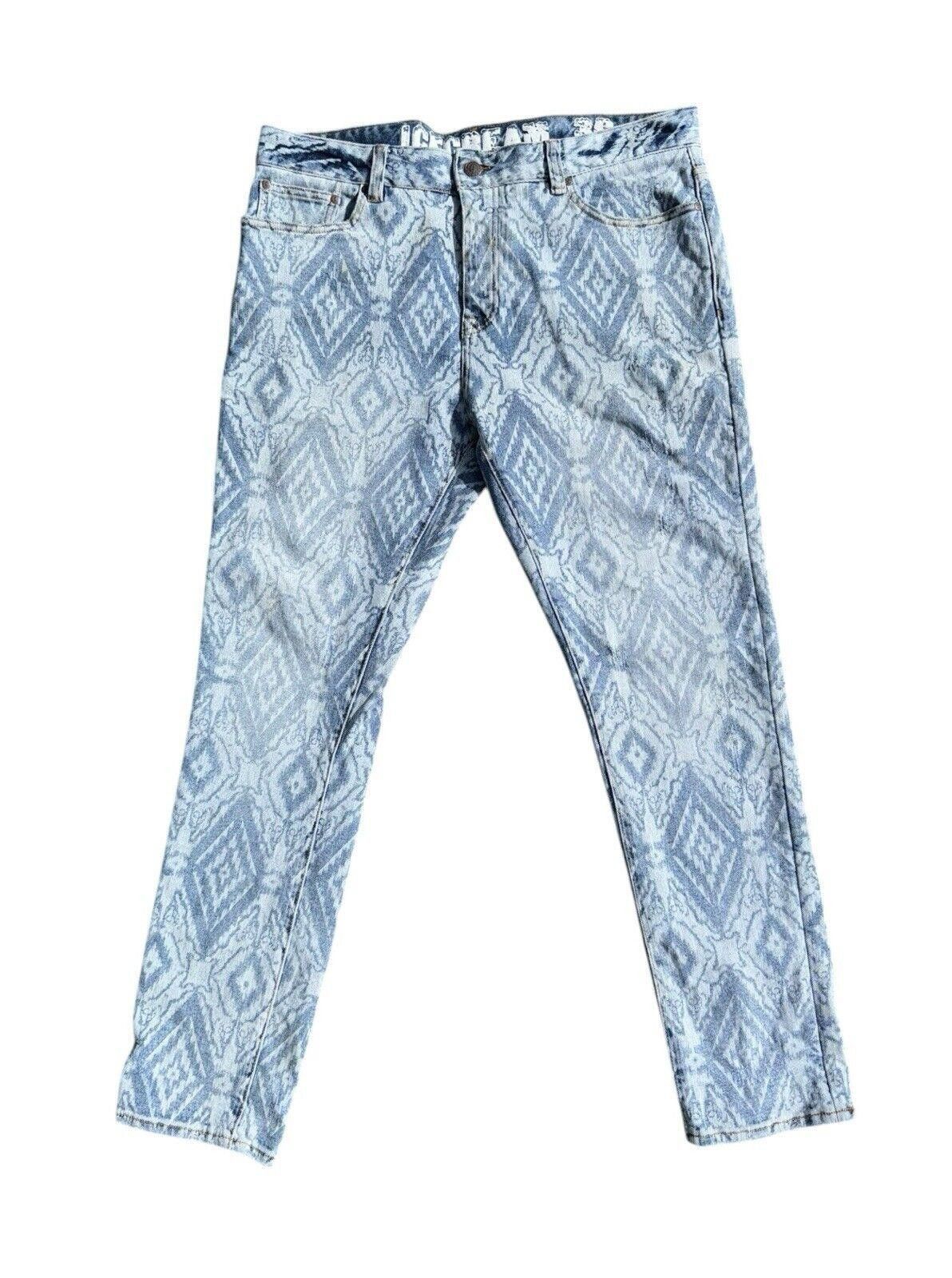 Billionaire Boys Club Vintage Billionaire Boys Club BBC Y2K Drip Aztec Jeans Sz 36 Size US 36 / EU 52 - 1 Thumbnail