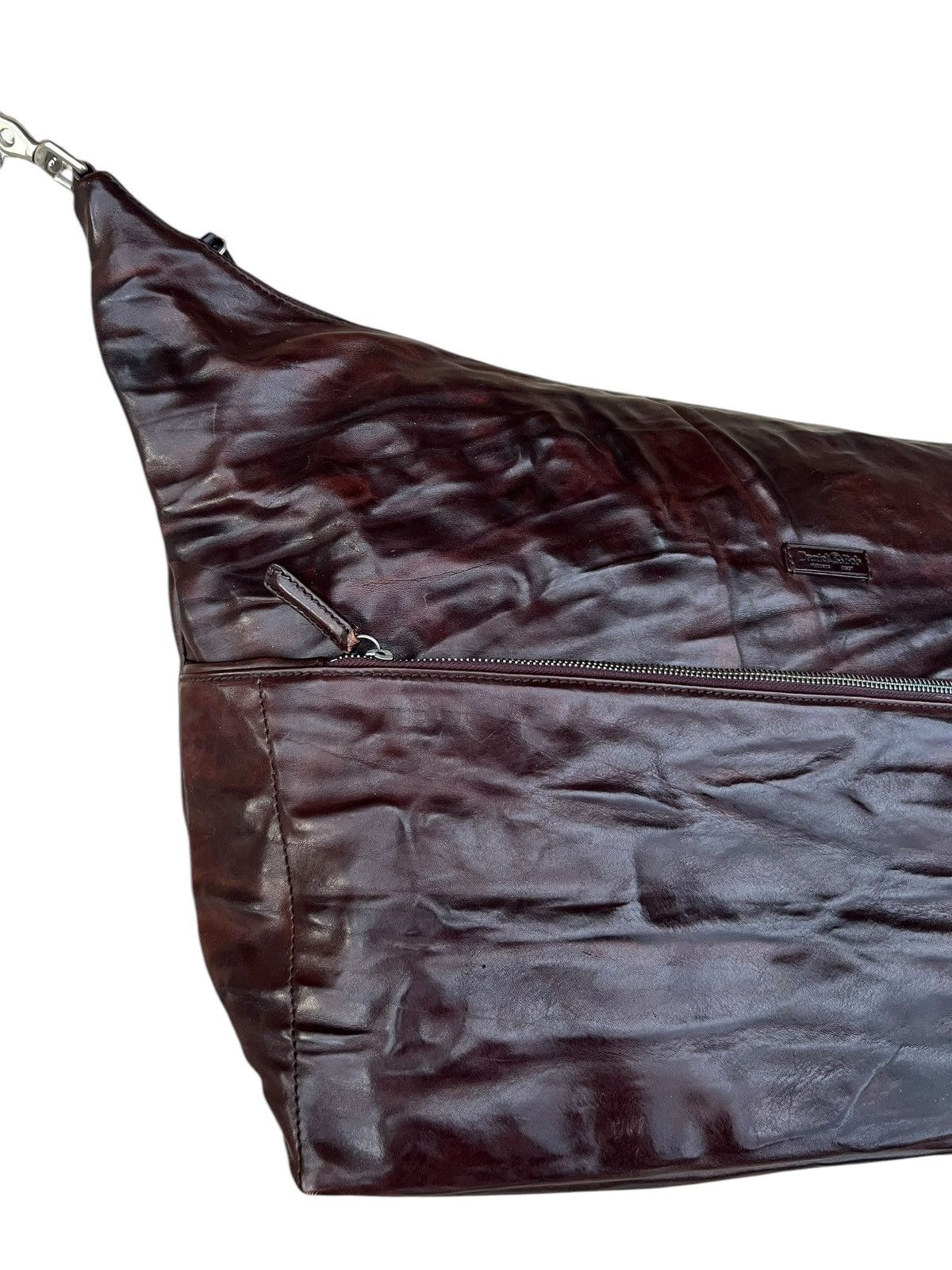 Vintage Vintage Handmade Daniel & Bob Patina Jerkin Leather Big Bag Size ONE SIZE - 6 Thumbnail