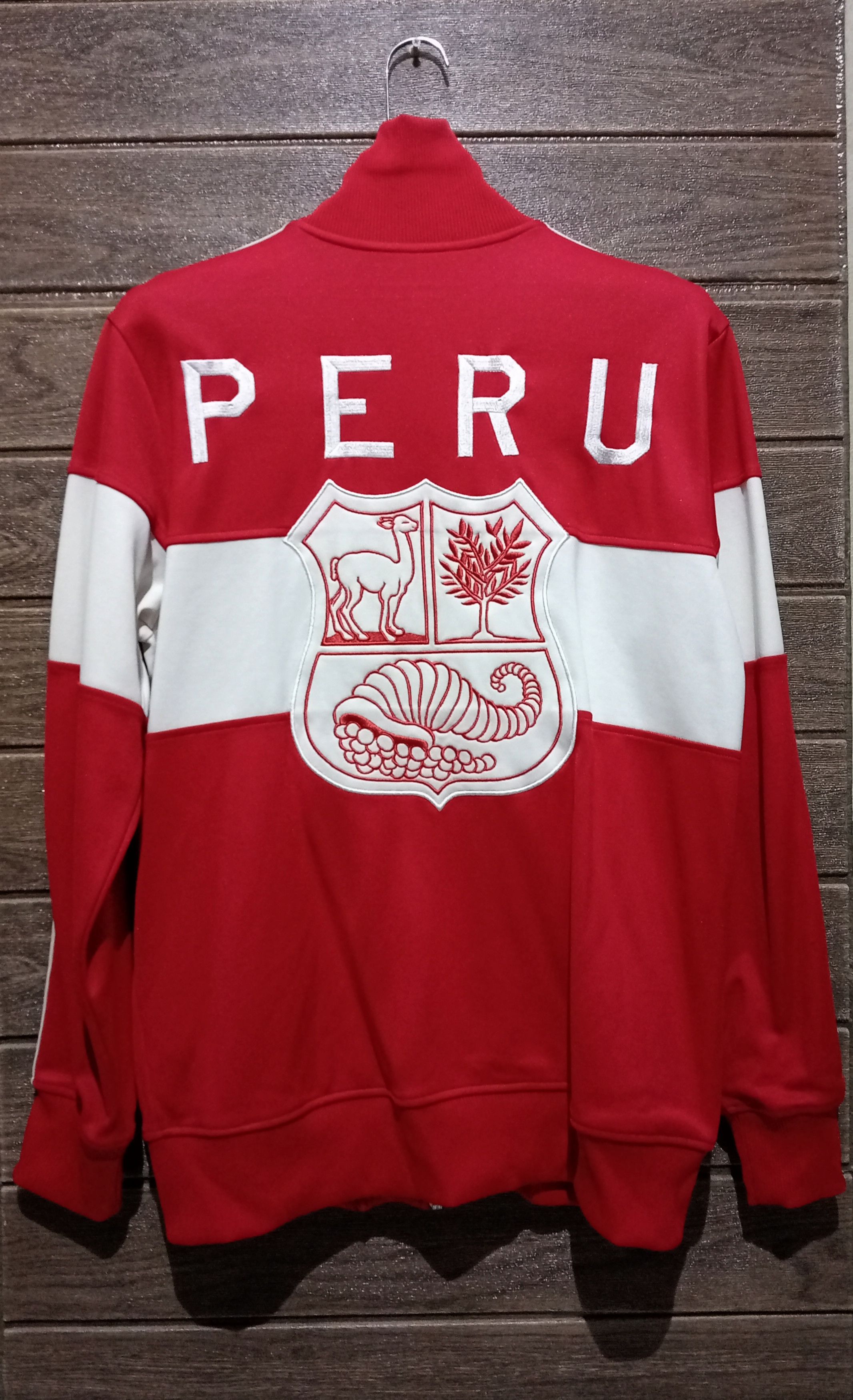 Vintage Adidas Peru Embroidery Track Jacket Very Rare
