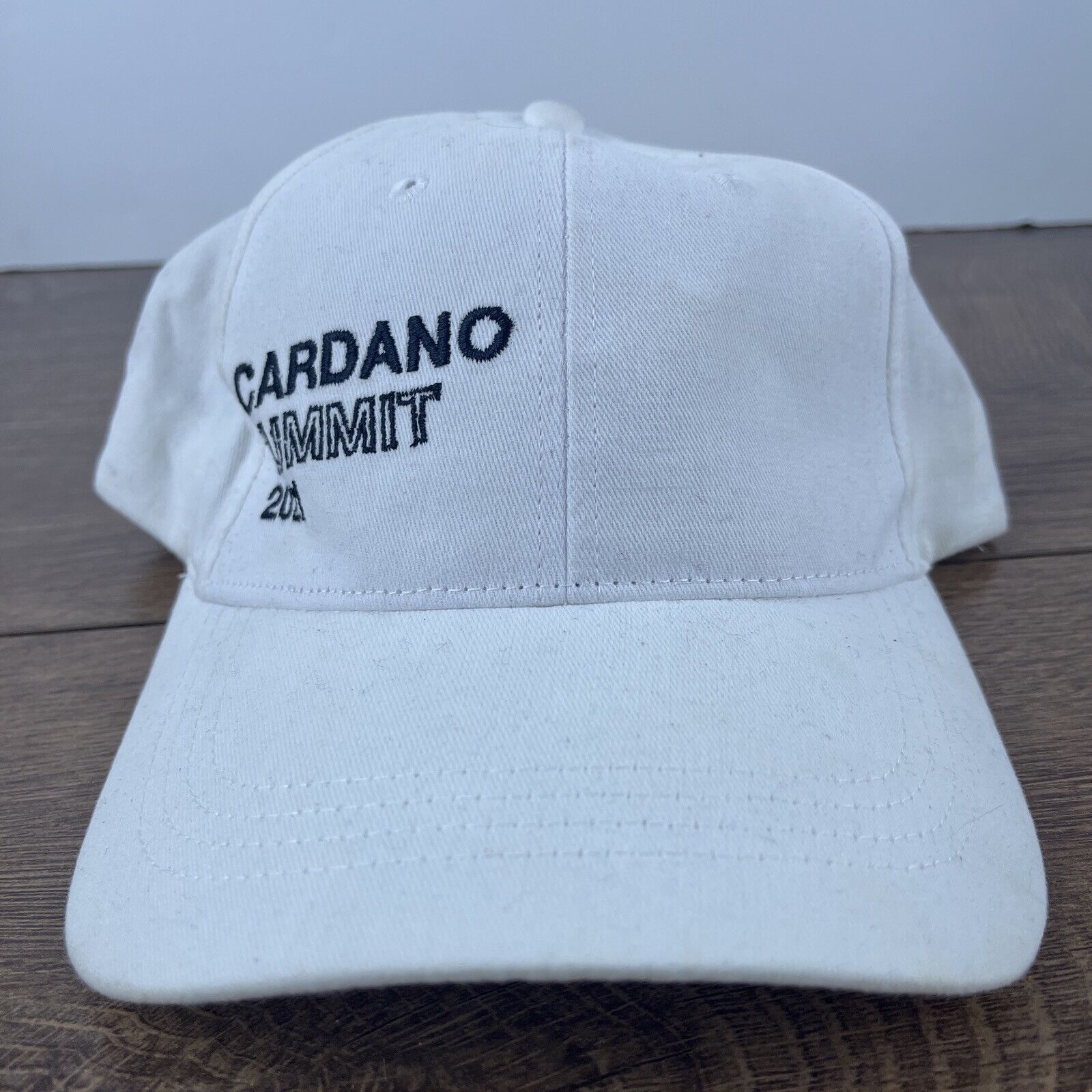 Other Cardano Summit 2021 Hat Cardano White Hat Adjustable Adult S Size ONE SIZE - 1 Thumbnail