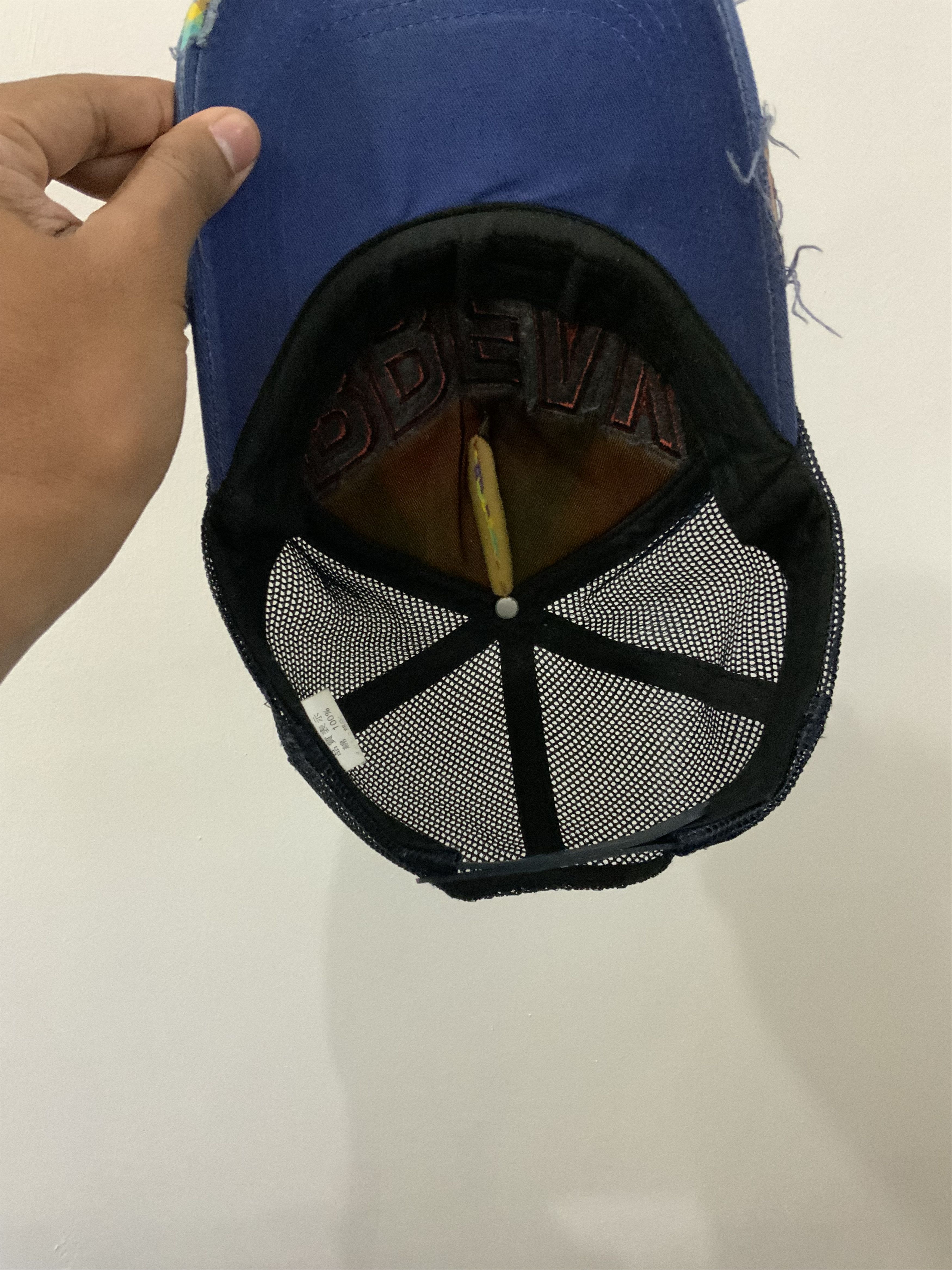If Six Was Nine Break Distressed Trucker Hat Size ONE SIZE - 10 Thumbnail