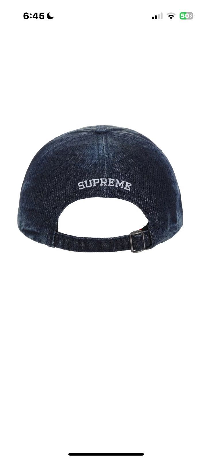 Supreme Supreme s logo washed denim cordura hat Size ONE SIZE - 2 Thumbnail