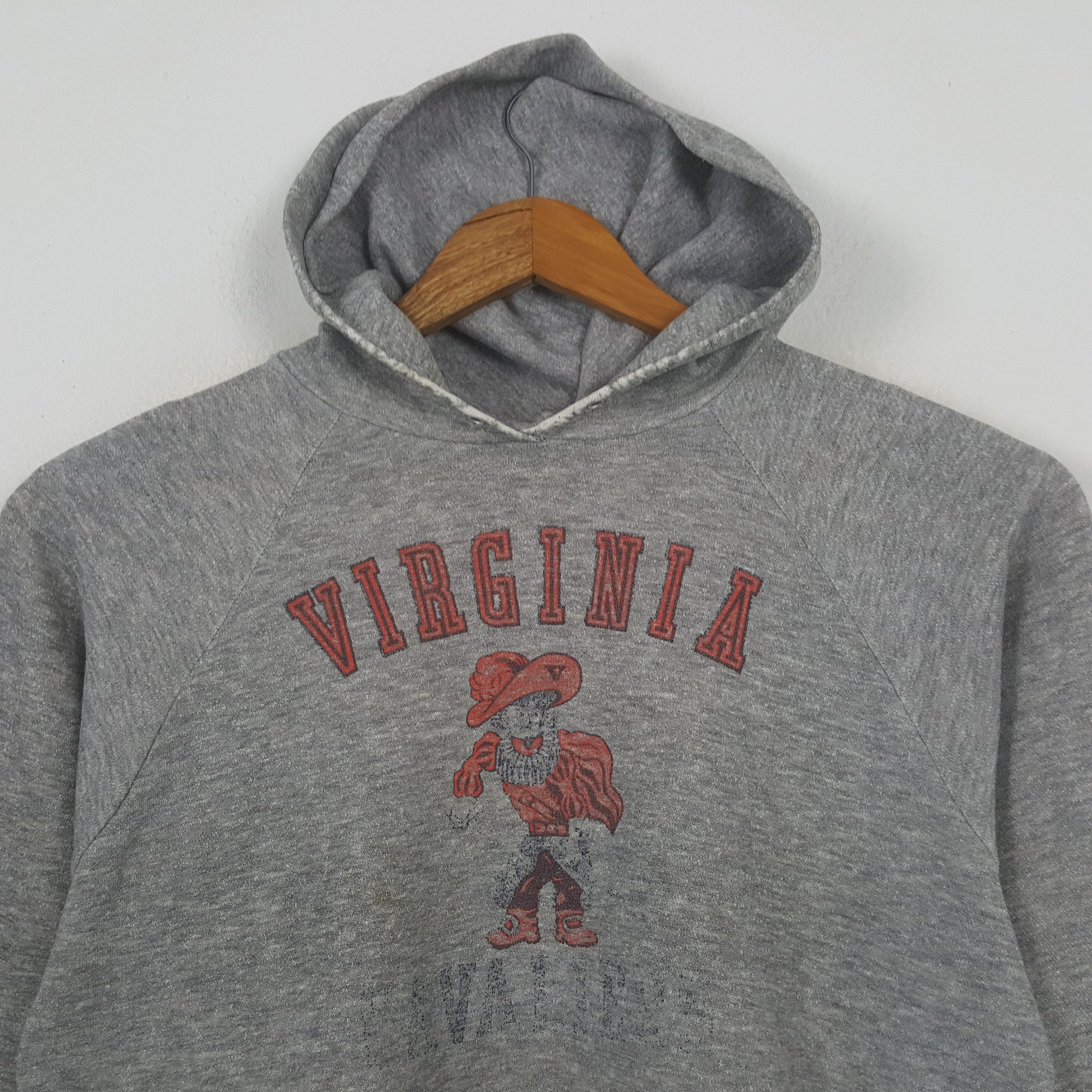 Vintage Vintage Virginia American State Distressed Hoodies RR5 Size US M / EU 48-50 / 2 - 2 Thumbnail